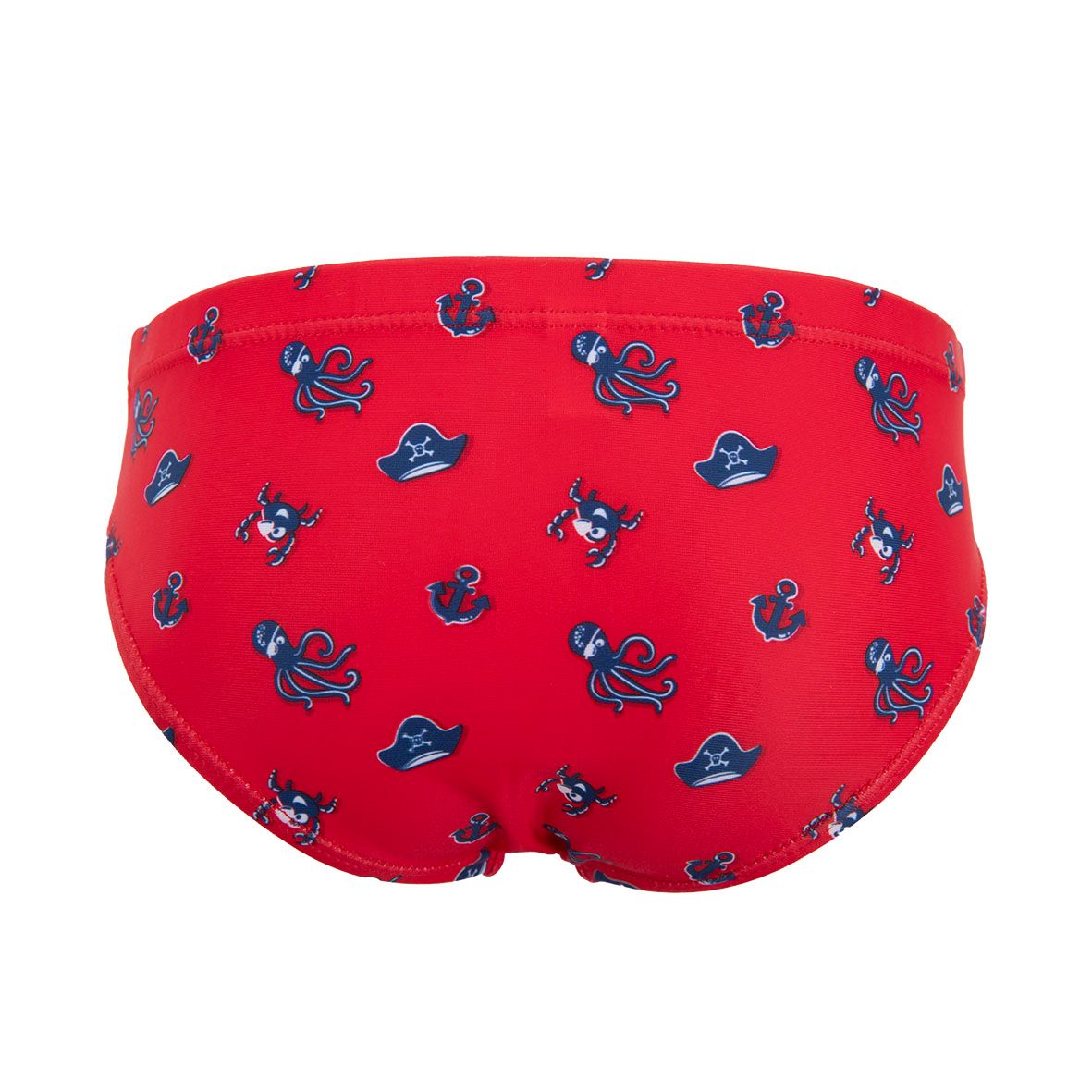 Costume slip bimbo rosso mare - Mawi