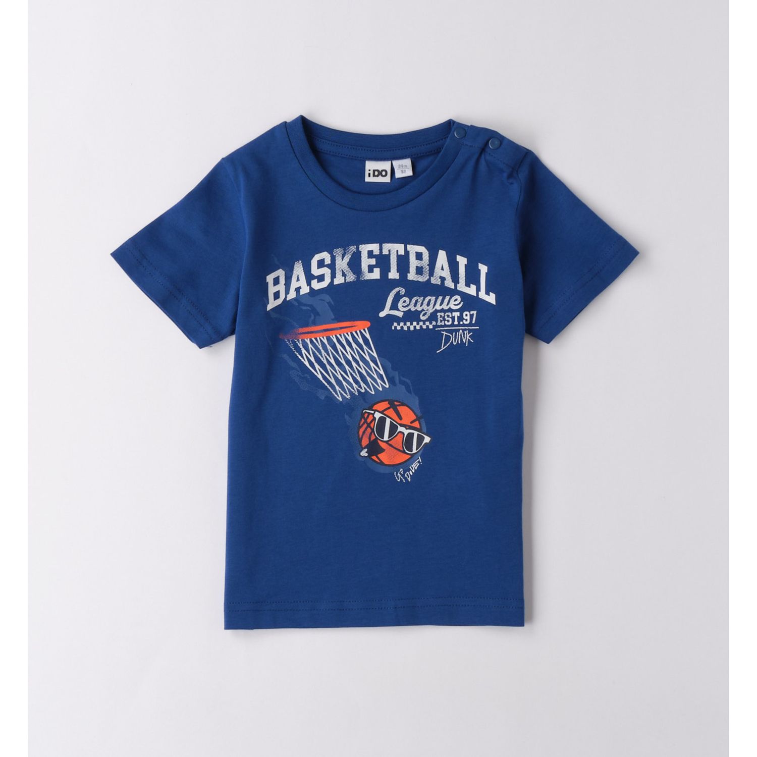 Tee shirt bianca st basket - IDO