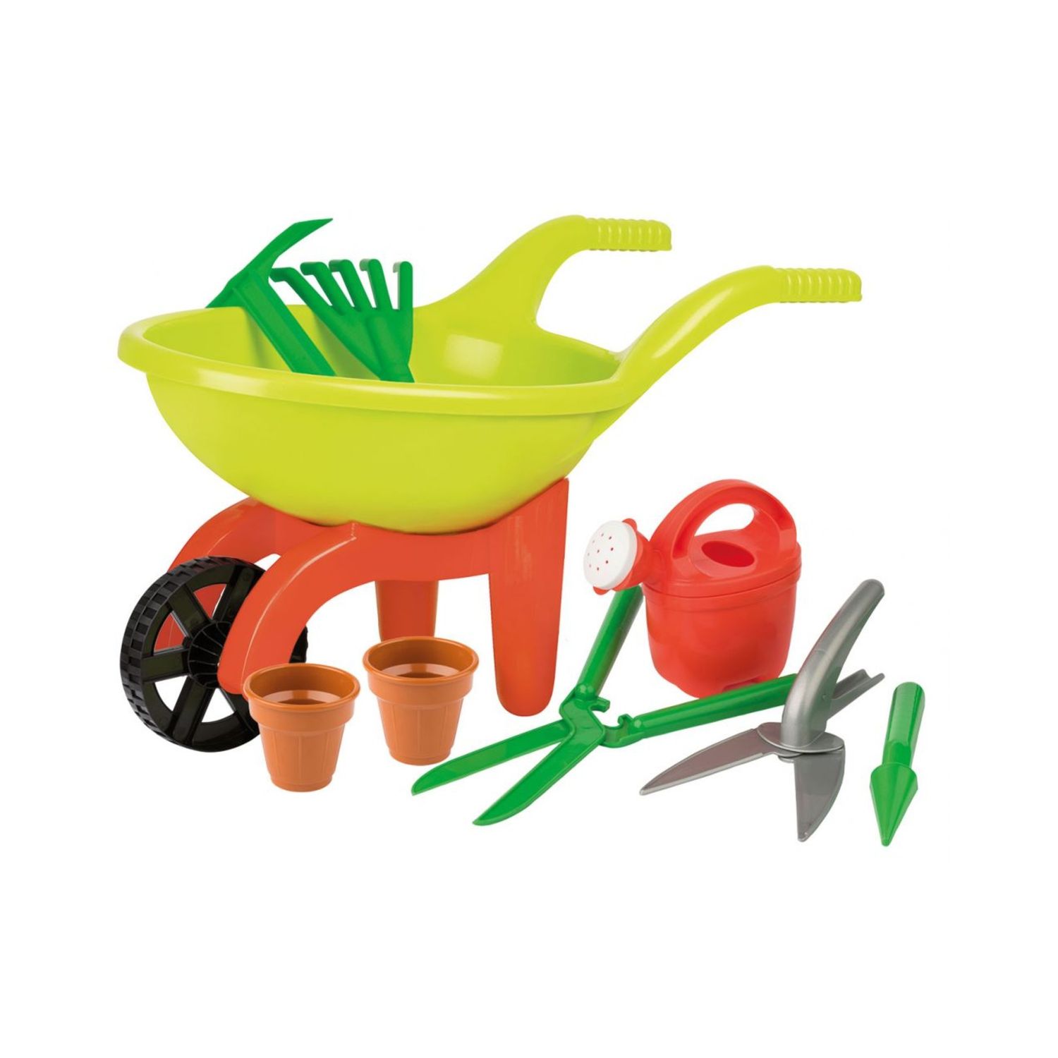 Carriola matteuz con set da giardino - androni giocattoli - And