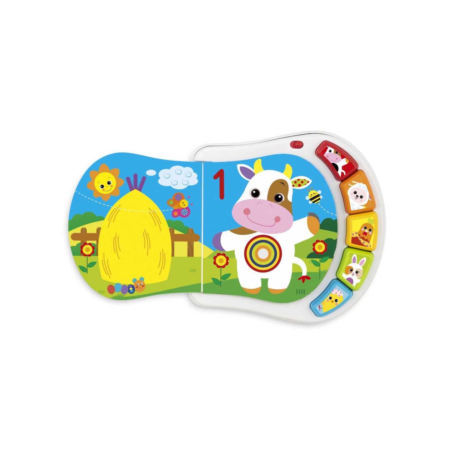 Libretto elettronico interattivo per bambini – impara animali, numeri e forme -6m+ - chicco - Chicco