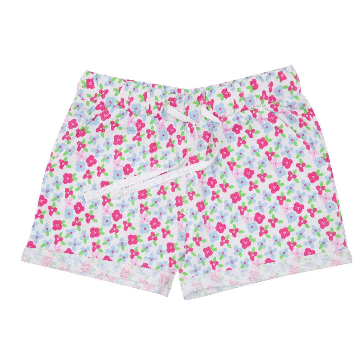 Shorts bimba multicolor stampa fiori - Mawi