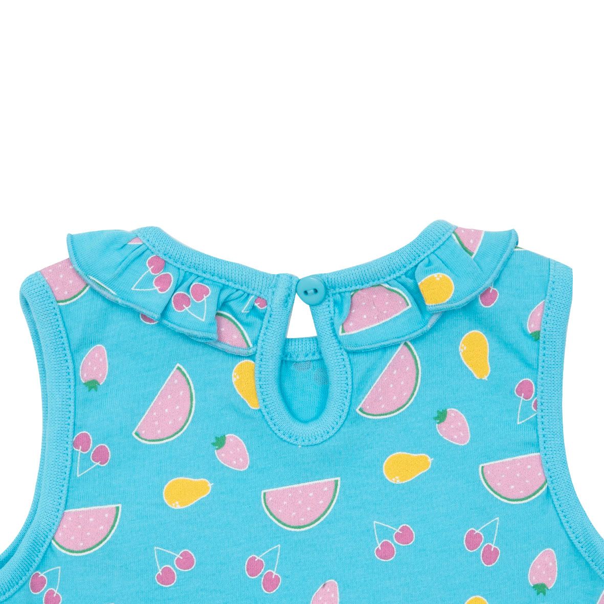 Abito estivo bimba azzurro stampa anguria - Mawi