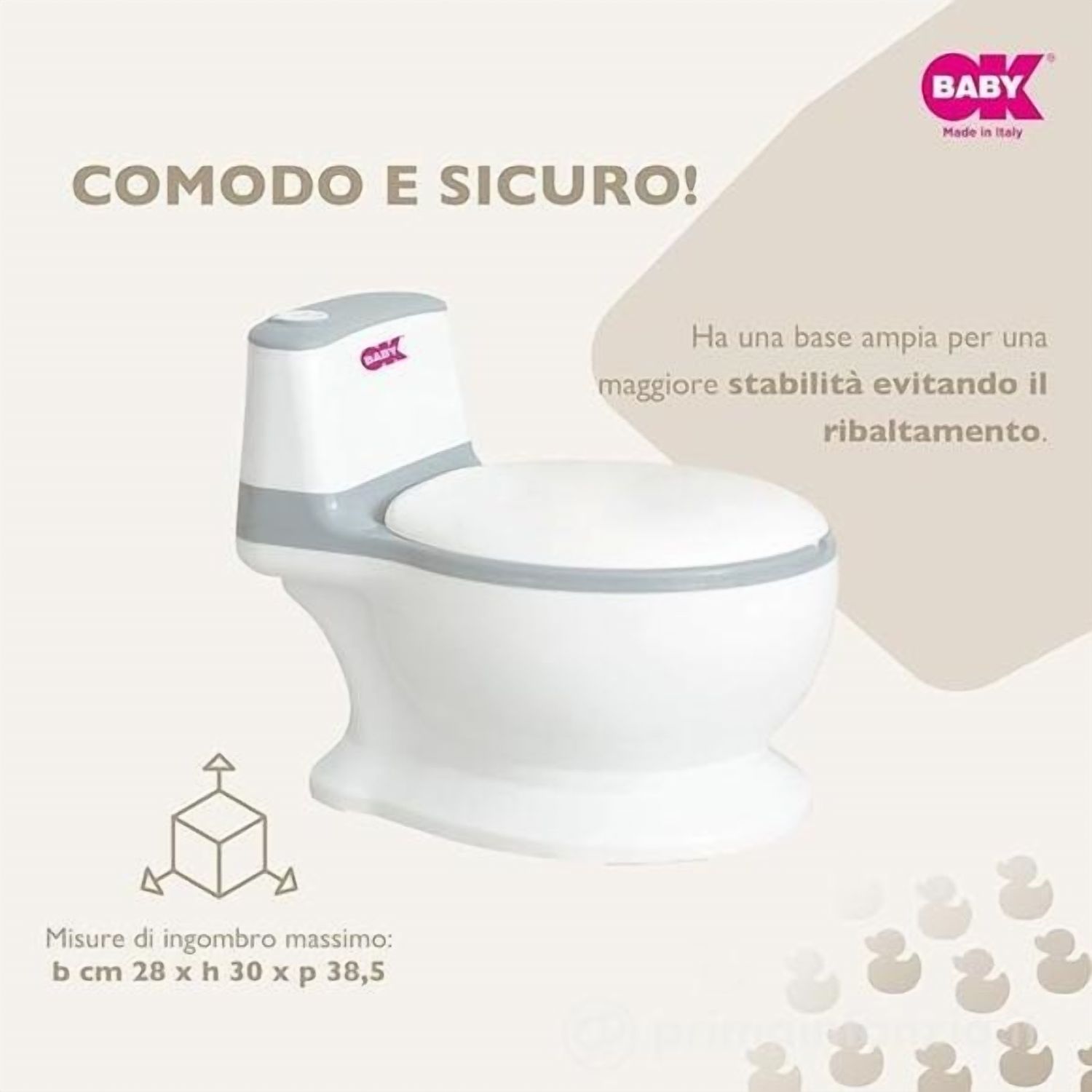 Mini wc vasino bianco - okbaby - Ok Baby