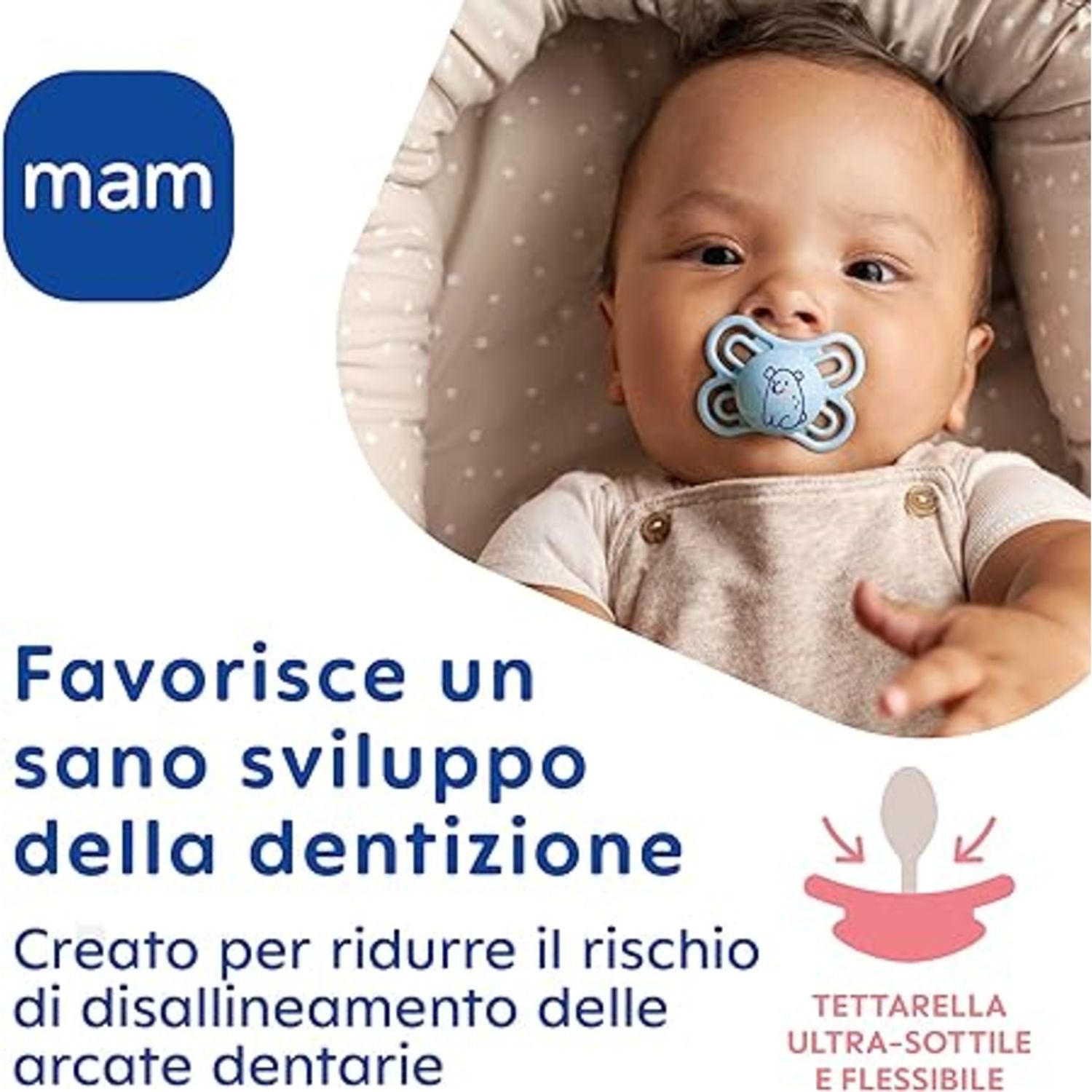 Combi pack succhietto perfect 16+ mesi + clip it! colori assortiti - mam - Mam