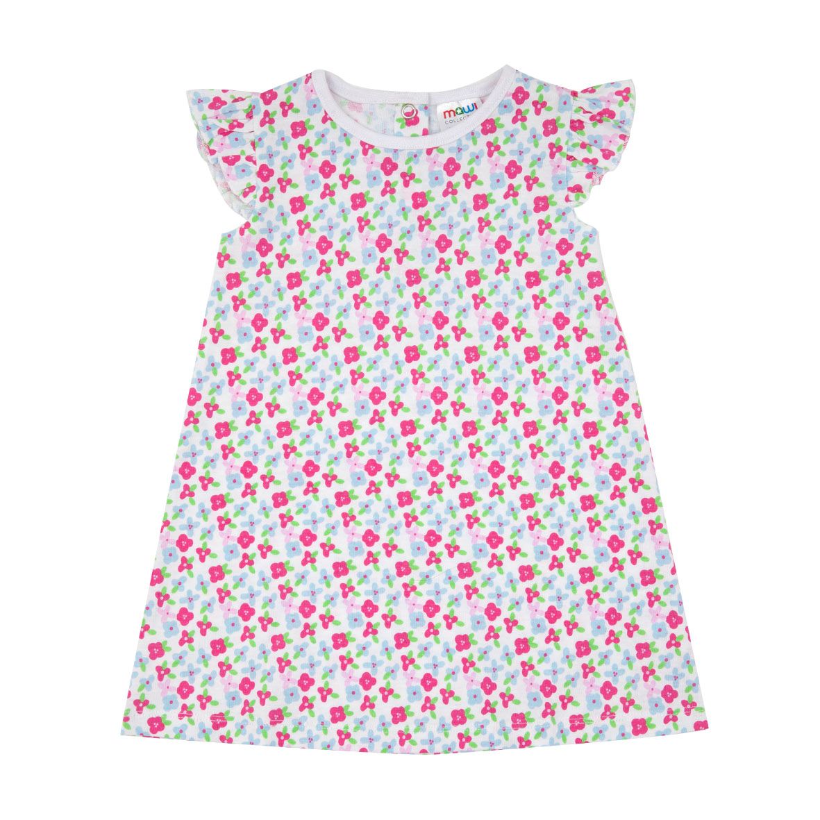 Abito estivo bimba fiori multicolor stampato - Mawi