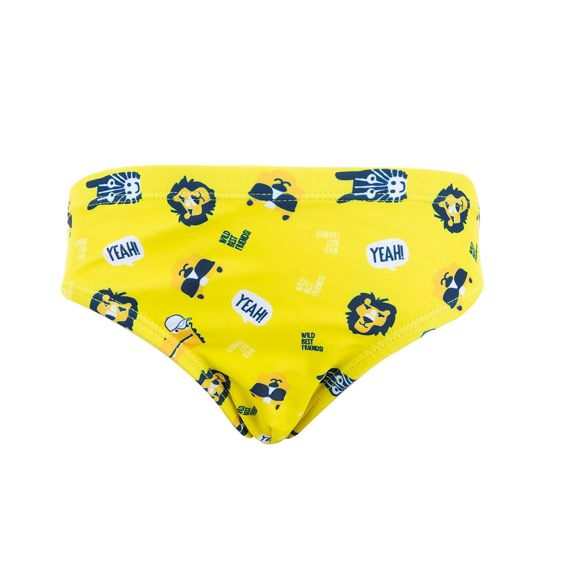 Costume slip bimbo giallo stampato - Mawi