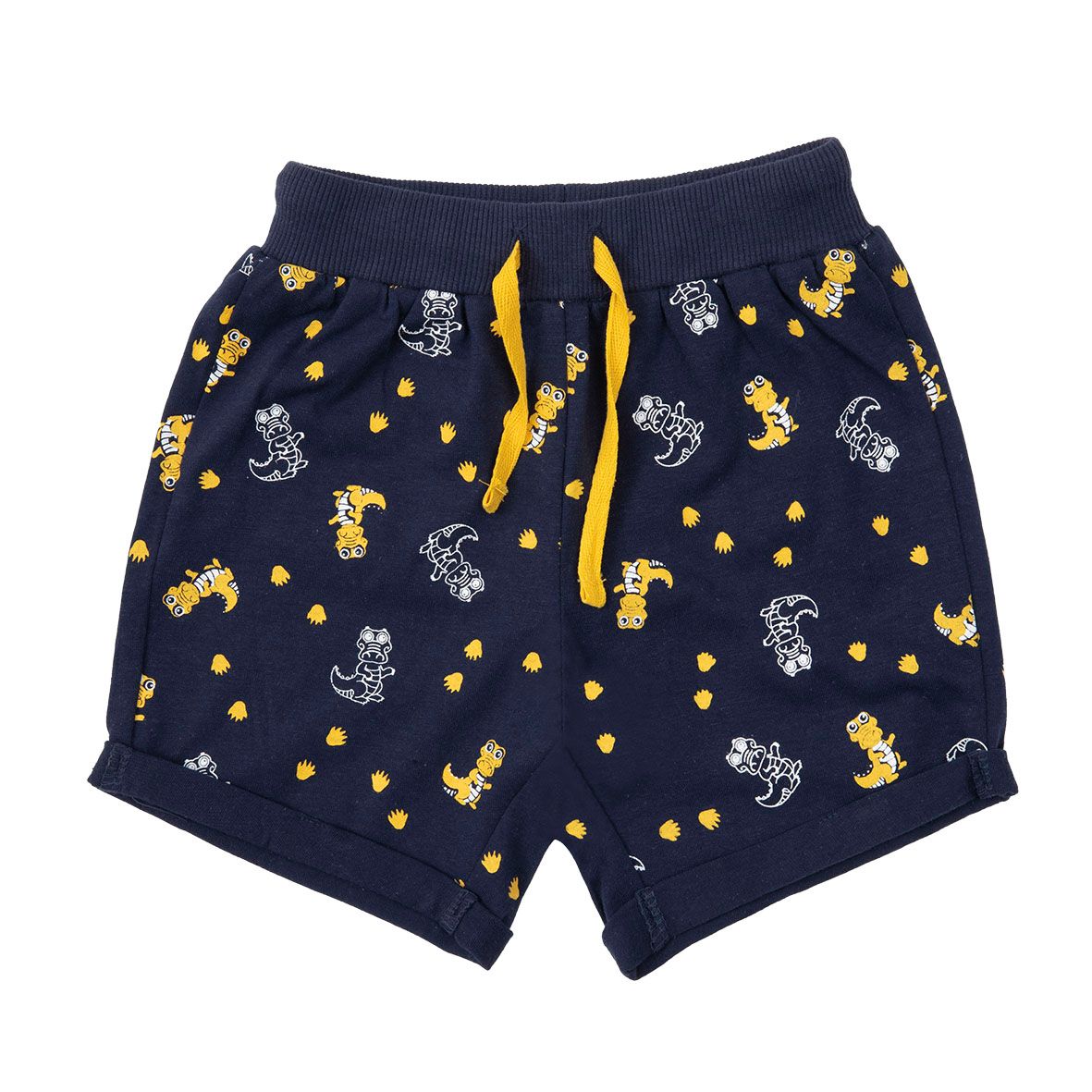 Short jersey bimbo blu scuro stampato - Mawi
