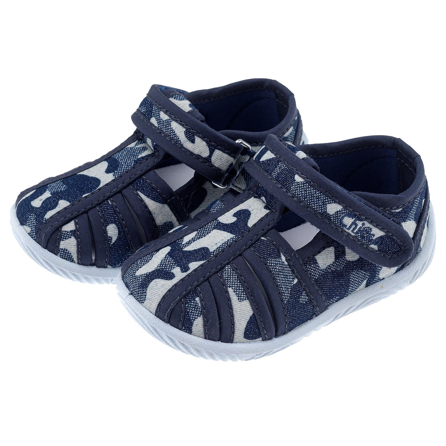 Pantofole per uso interno ed esterno casa, casa e asilo con strappo - Chicco