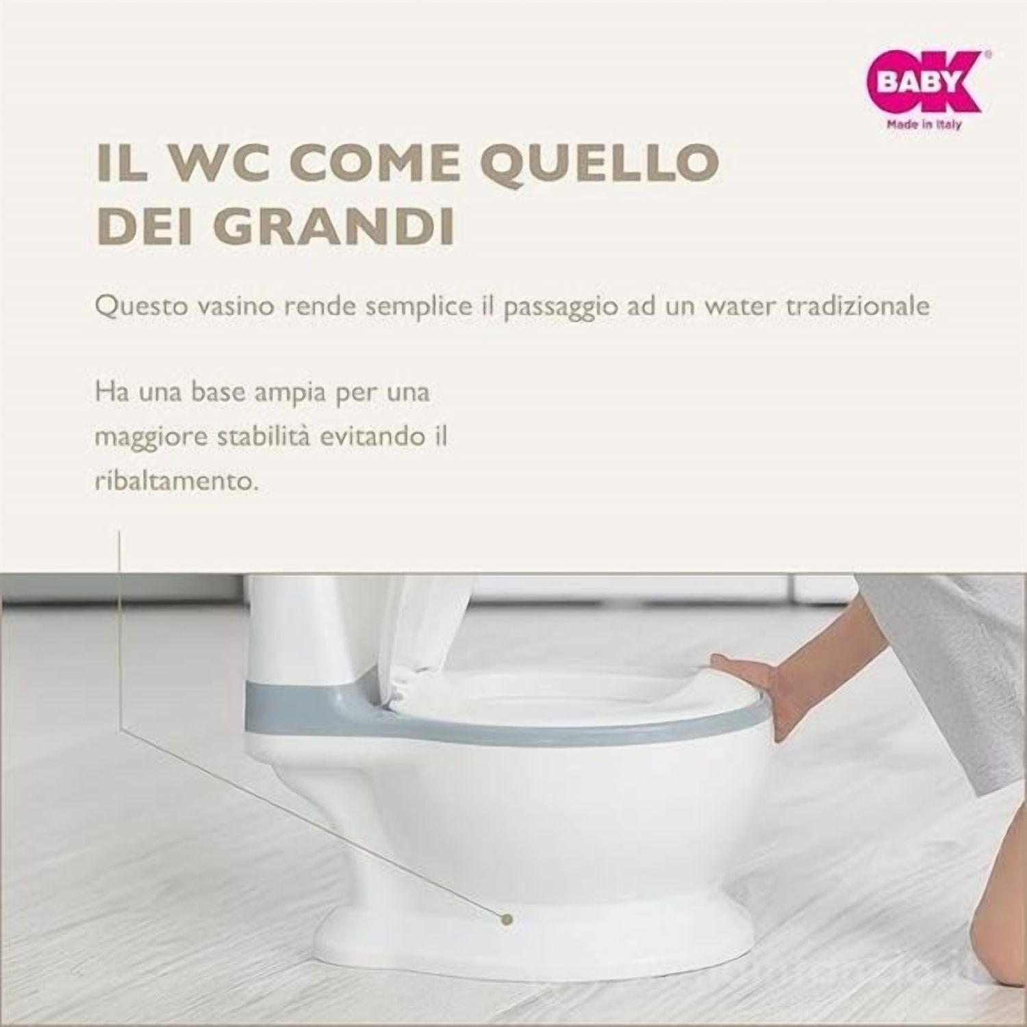 Mini wc vasino bianco - okbaby - Ok Baby