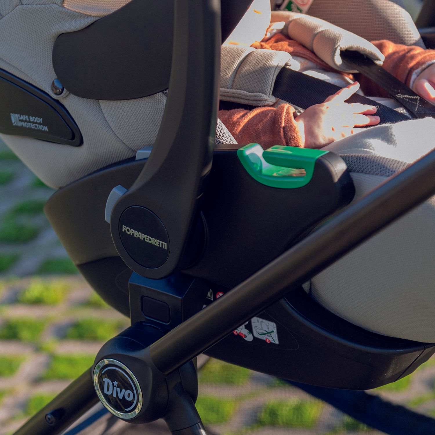 Trio divo sport + seggiolino rek desert+ adattatore - foppapedretti - Foppapedretti