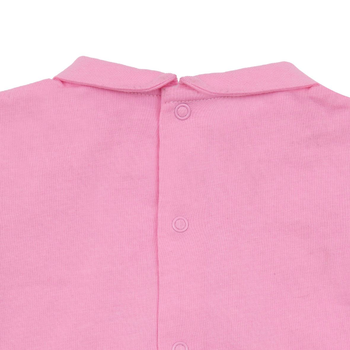 Set 2 pezzi jersey t-shirt e shorts bimba rosa - Mawi