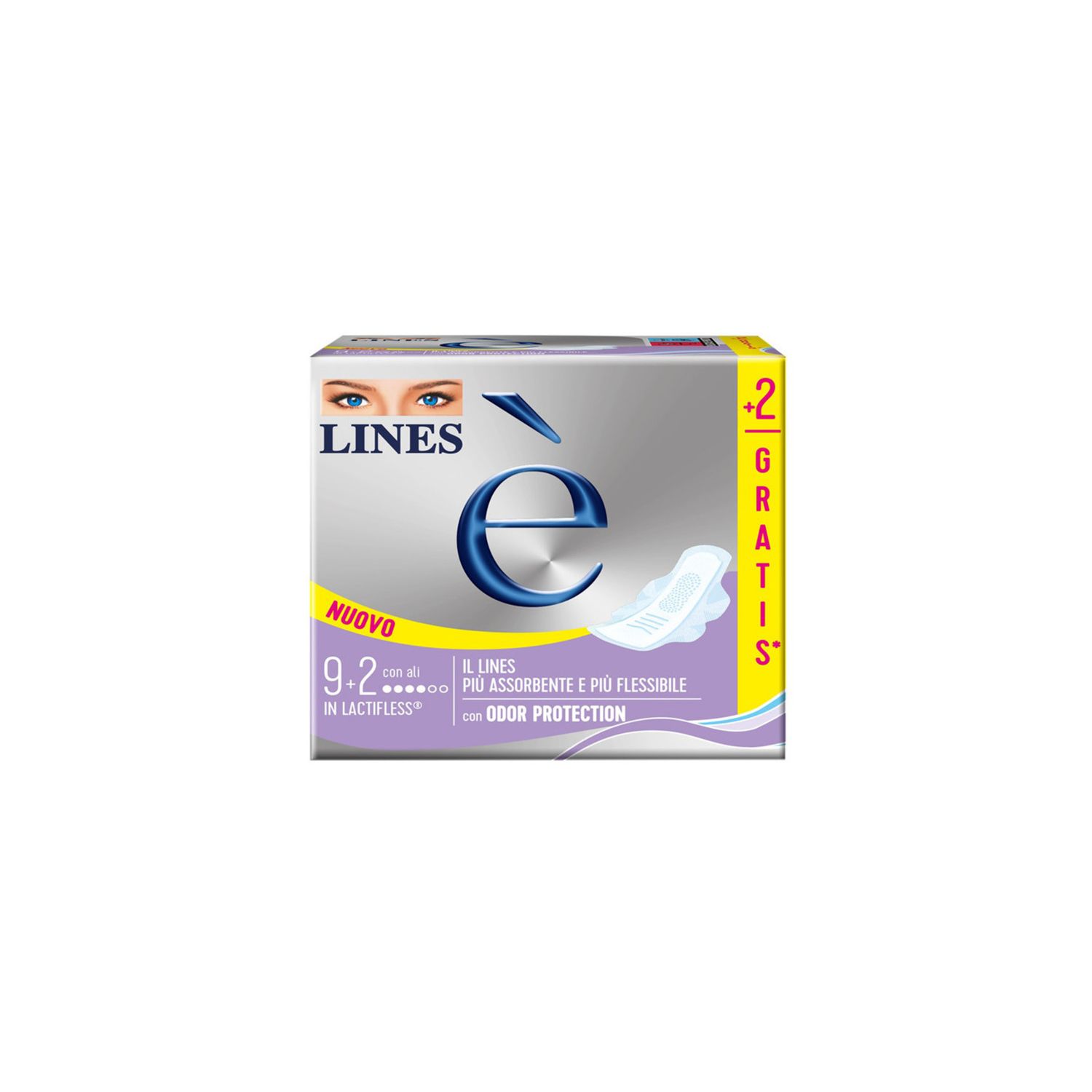 Assorbente igienico e' ali cp 9+2 -  lines - Lines