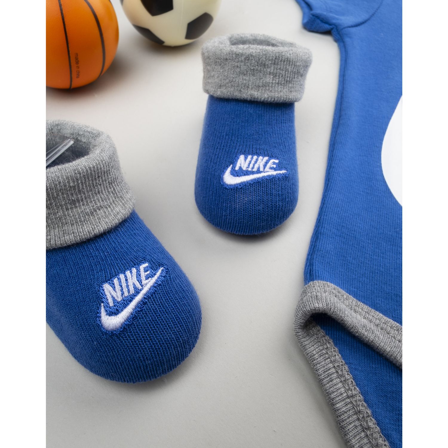 Pack 3 pezzi nike neonato grigio/blu - Nike