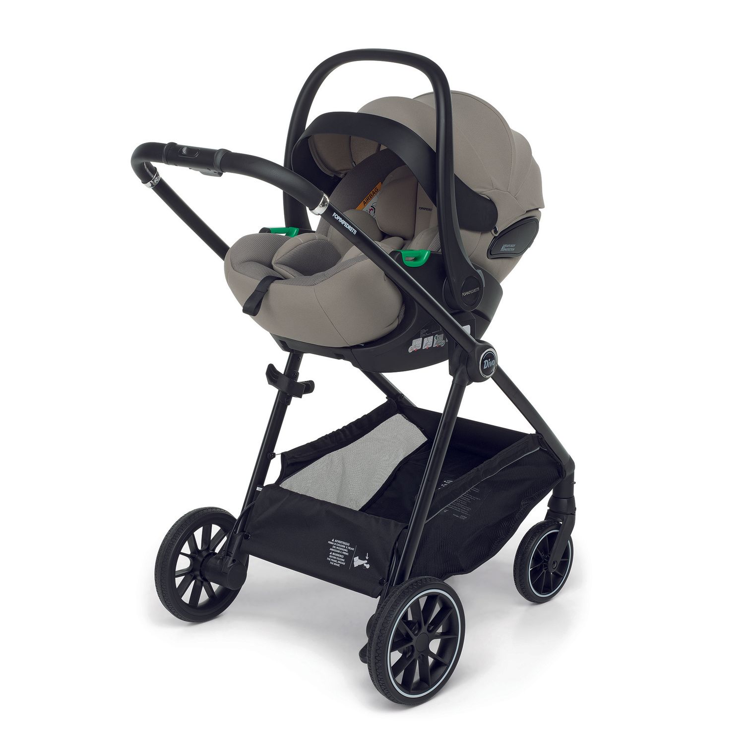 Trio divo sport + seggiolino rek desert+ adattatore - foppapedretti - Foppapedretti