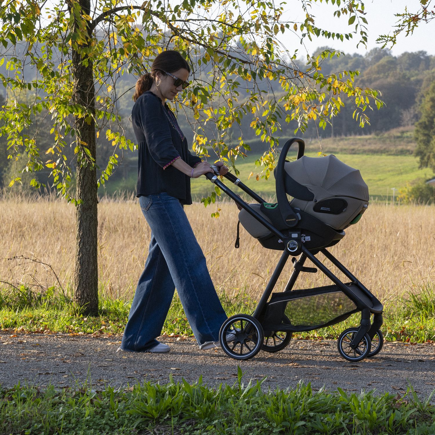 Trio divo sport + seggiolino rek desert+ adattatore - foppapedretti - Foppapedretti