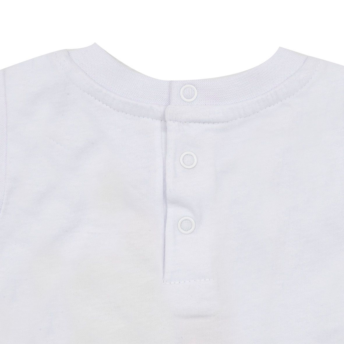 Set 2 pezzi jersey canotta e shorts bimbo bianco/verde - Mawi