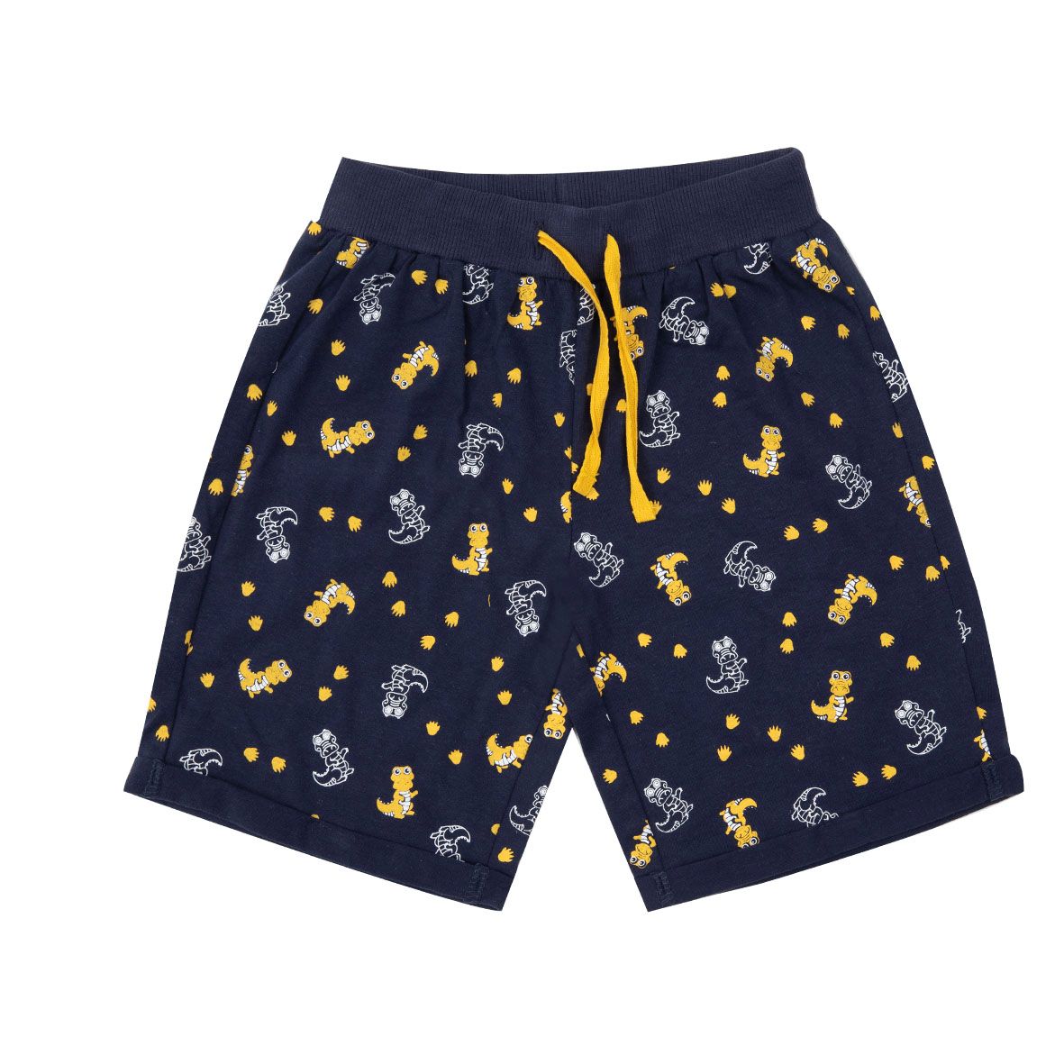 Short jersey bimbo blu scuro stampato - Mawi