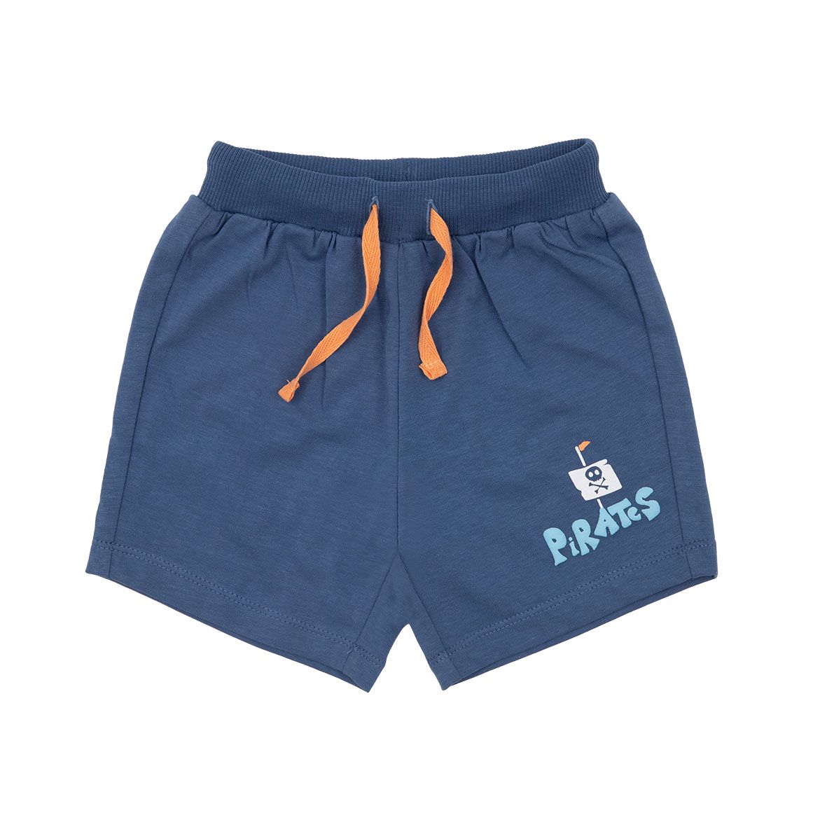Short jersey bimbo blu scuro stampato - Mawi