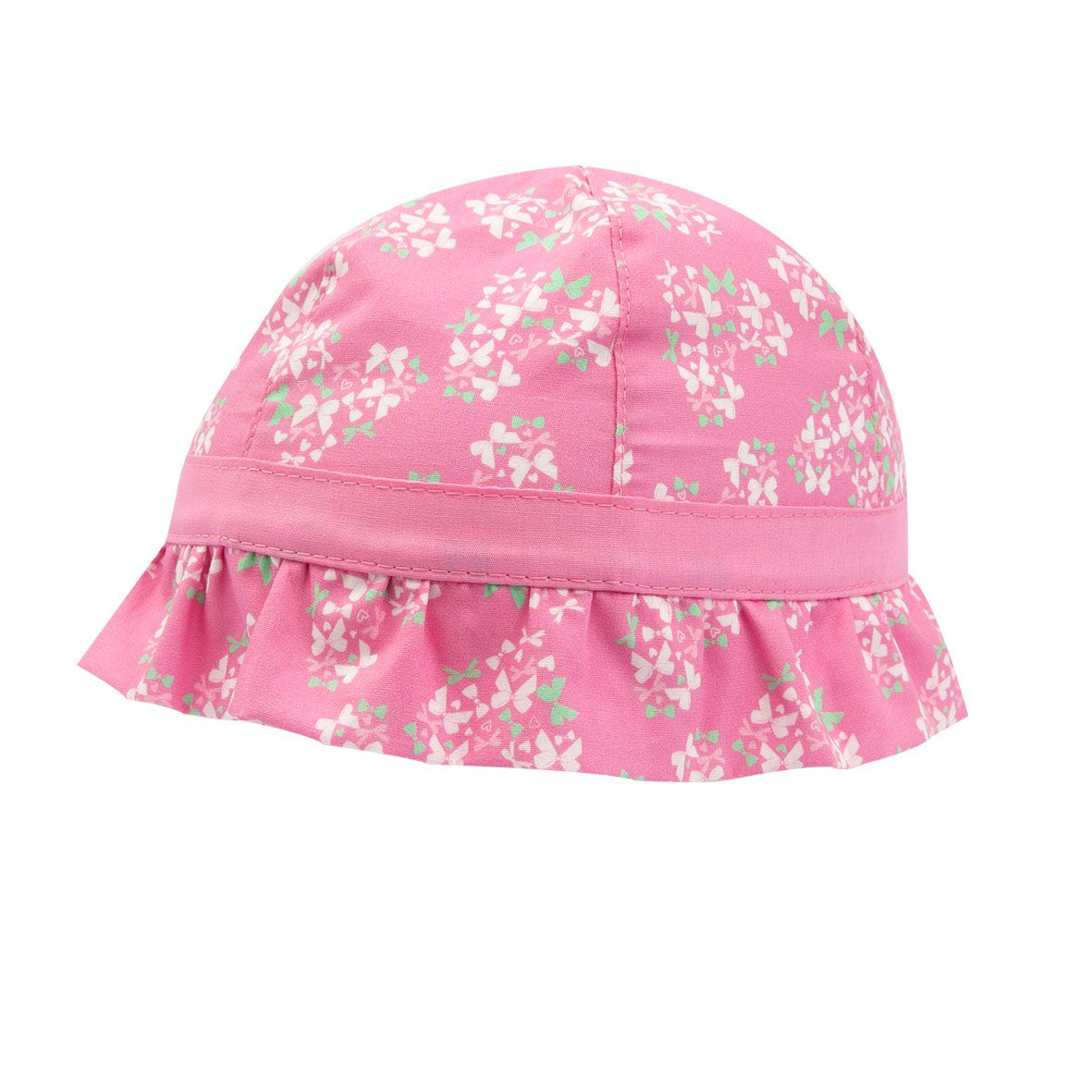 Cappellino bimba rosa con farfalline - Mawi