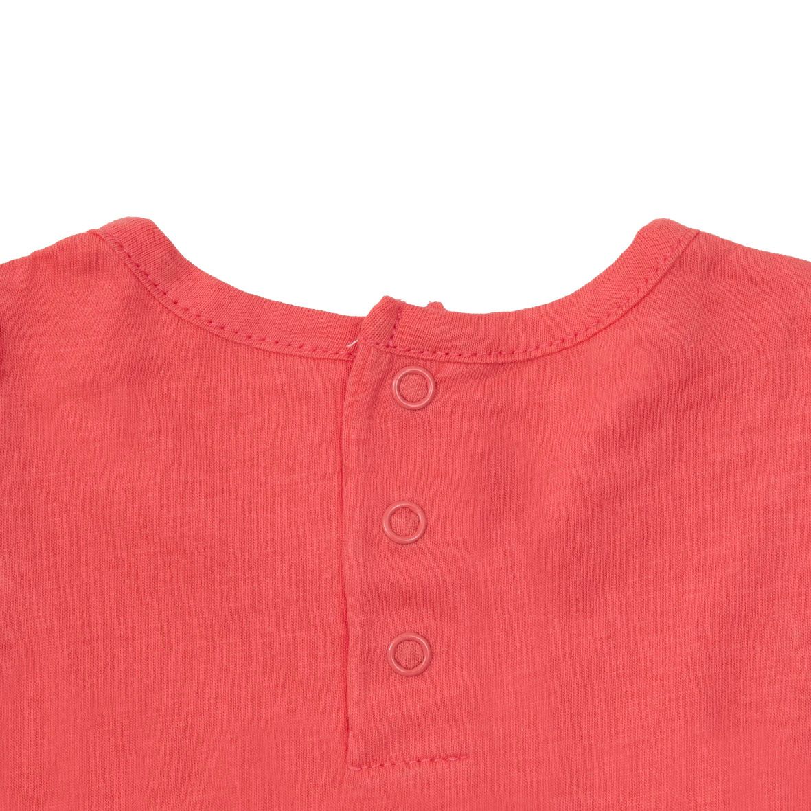 Set 2 pezzi jersey canotta e shorts bimbo corallo/verde - Mawi