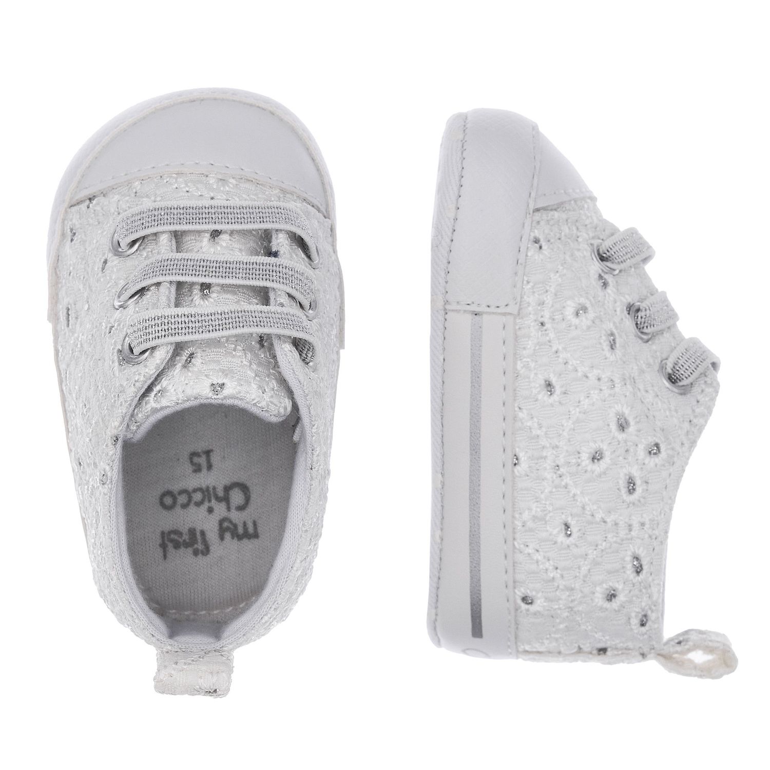 Sneaker neonato con stringhe elasticizzate - Chicco