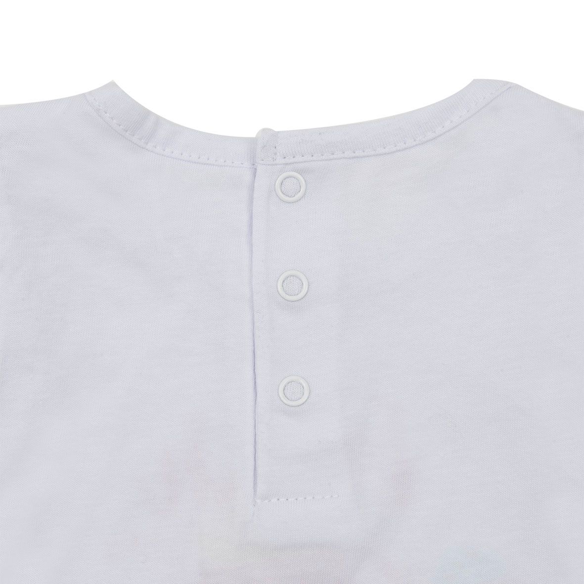 Set 2 pezzi jersey canotta e shorts bimba bianco/rosa - Mawi