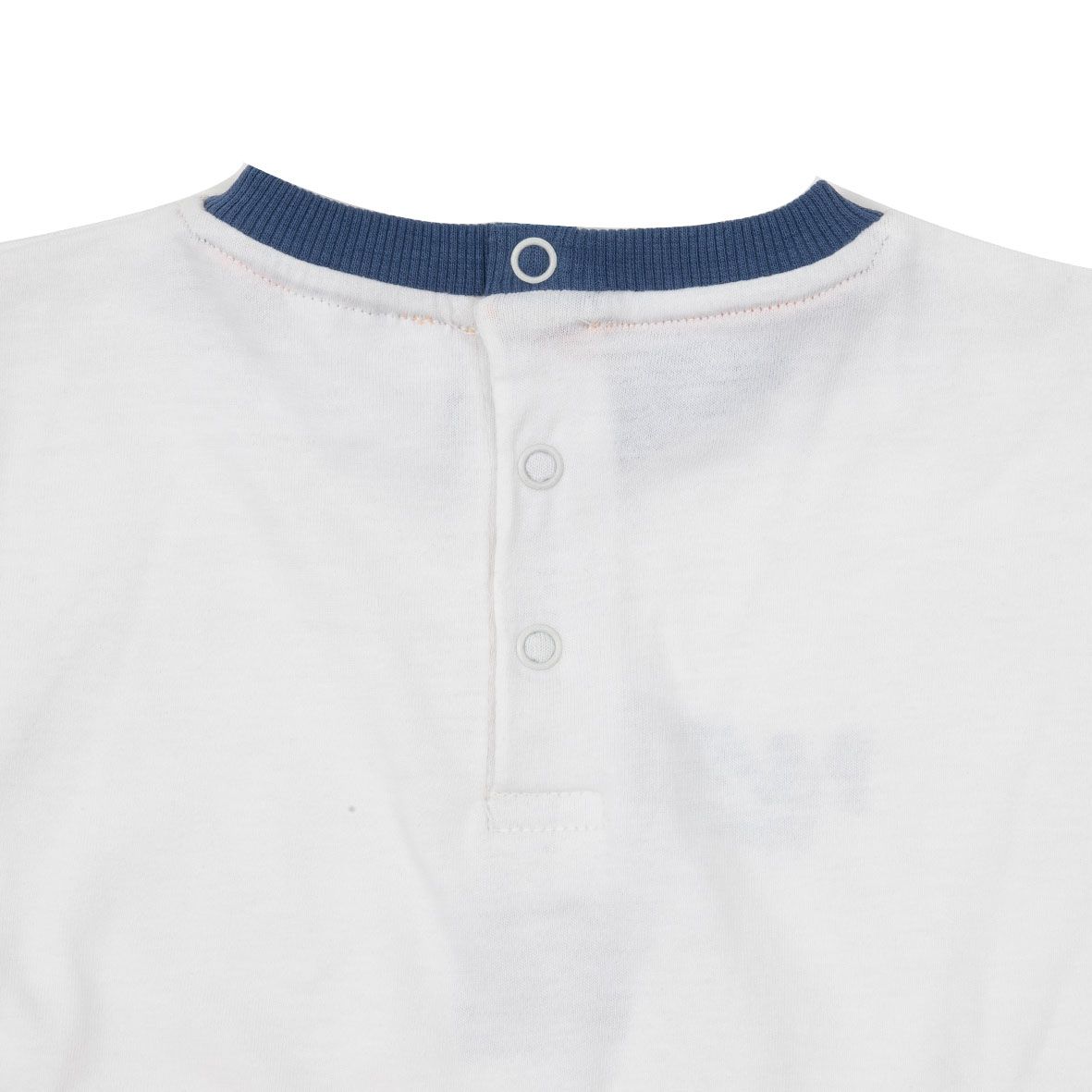 Set due pezzi t-shirt + shorts bimbo bianco/arancione - Mawi