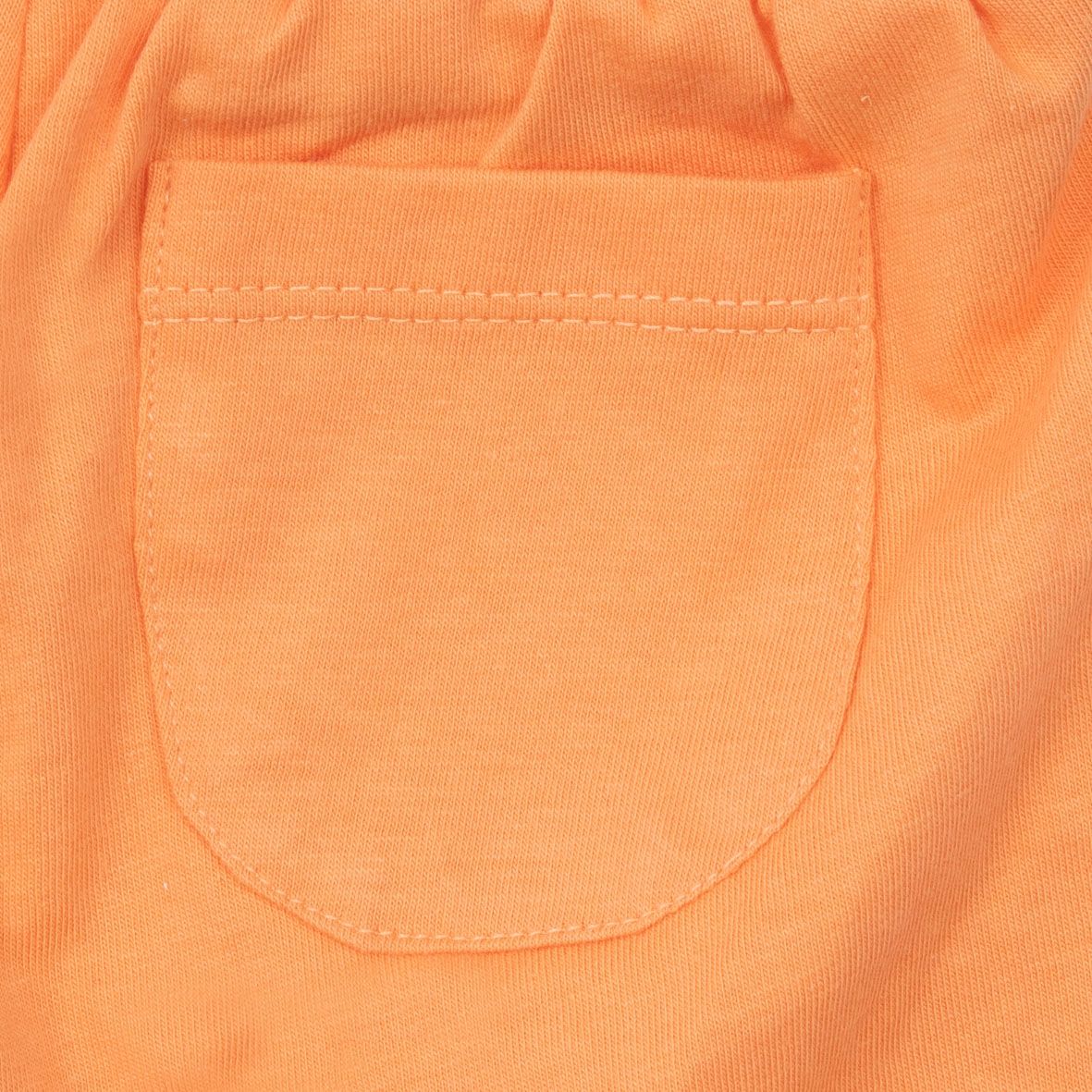 Set due pezzi t-shirt + shorts bimbo bianco/arancione - Mawi