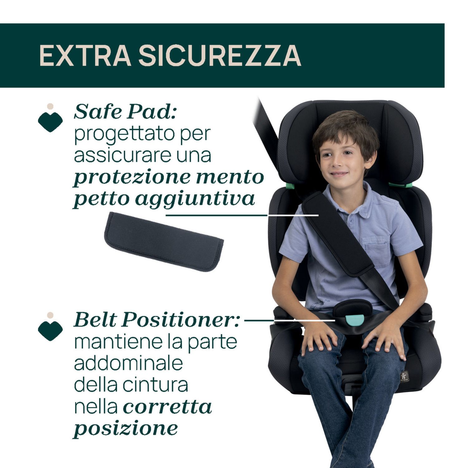 Seggiolino auto quizy i-size black (100–150 cm) - chicco - Chicco