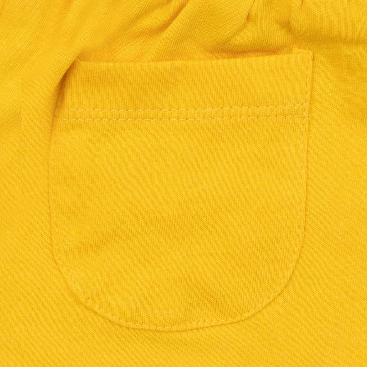 Set due pezzi t-shirt + shorts bimbo grigio/giallo - Mawi