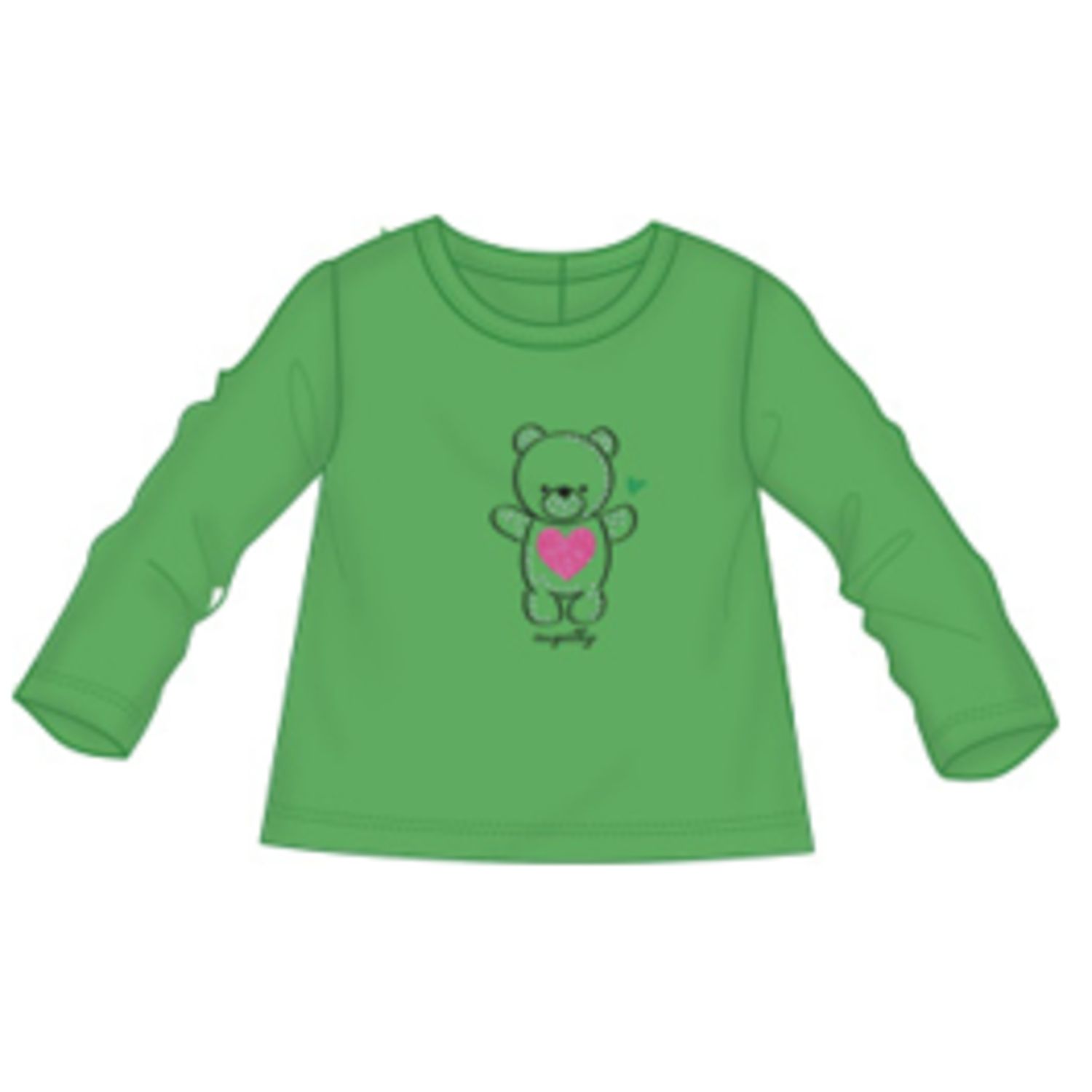 Girocollo ml verde con orso - Mignolo