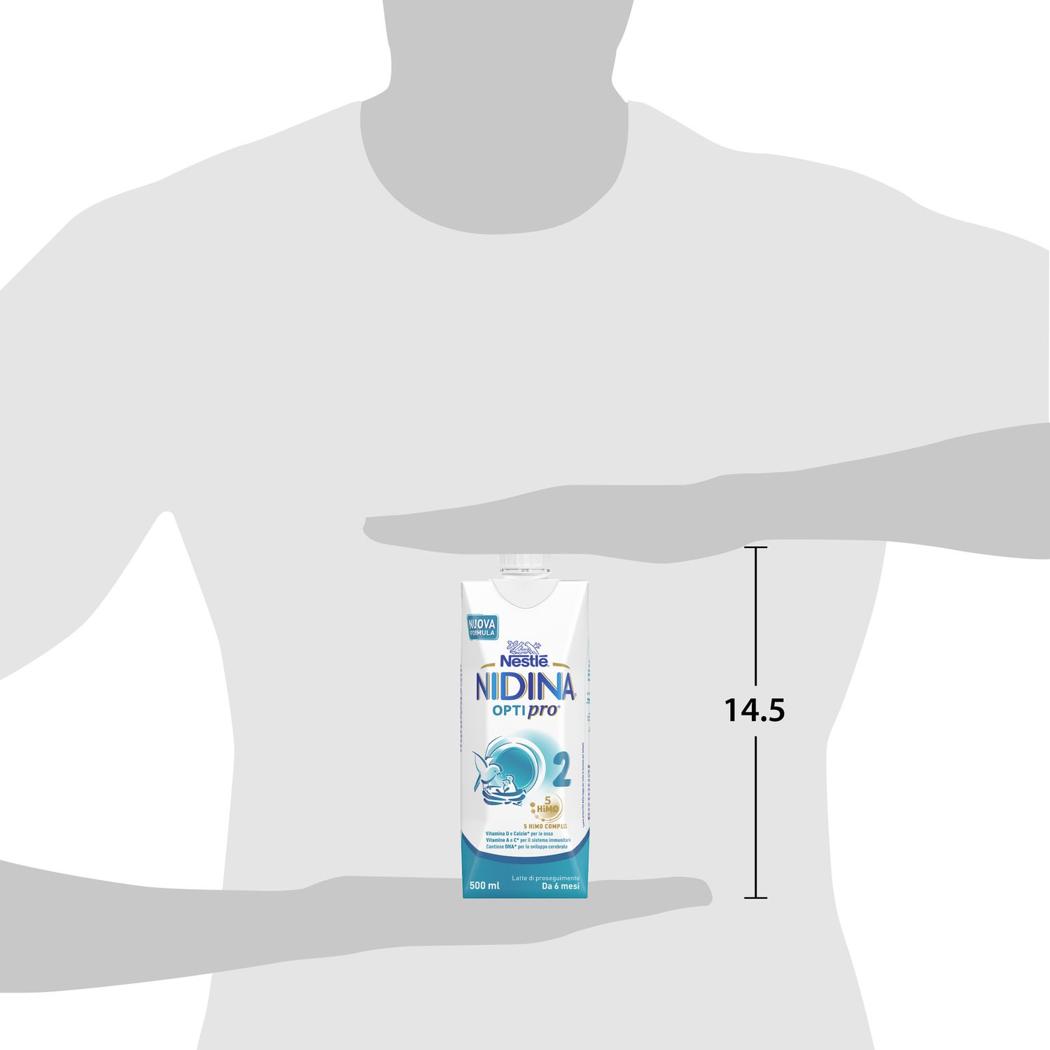 Nidina optipro 6-12 mesi latte di proseguimento liquido 500ml - nestlé - NESTLE'