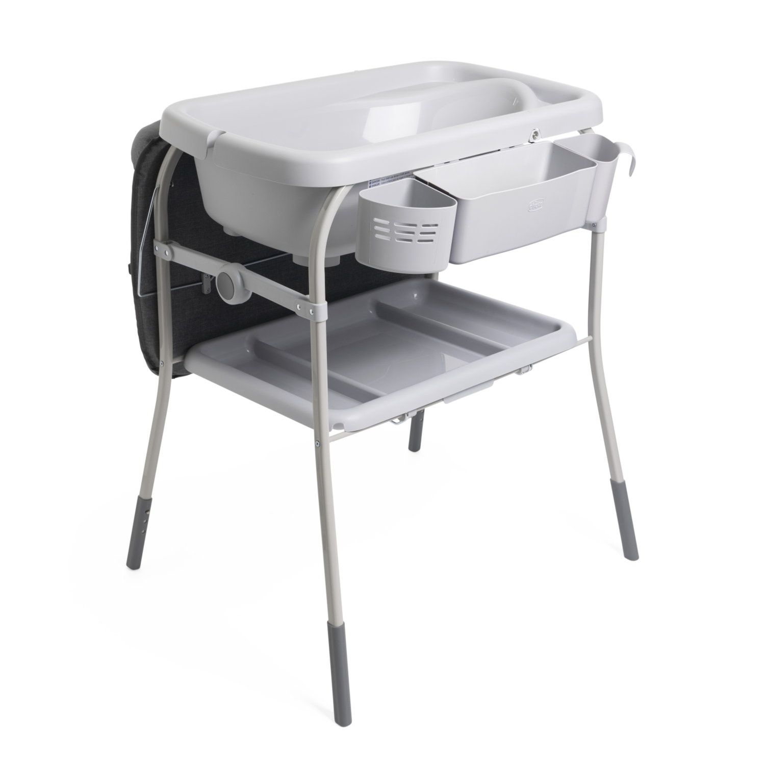 Bagnetto fasciatoio cuddle & bubble graphite melange - chicco - Chicco