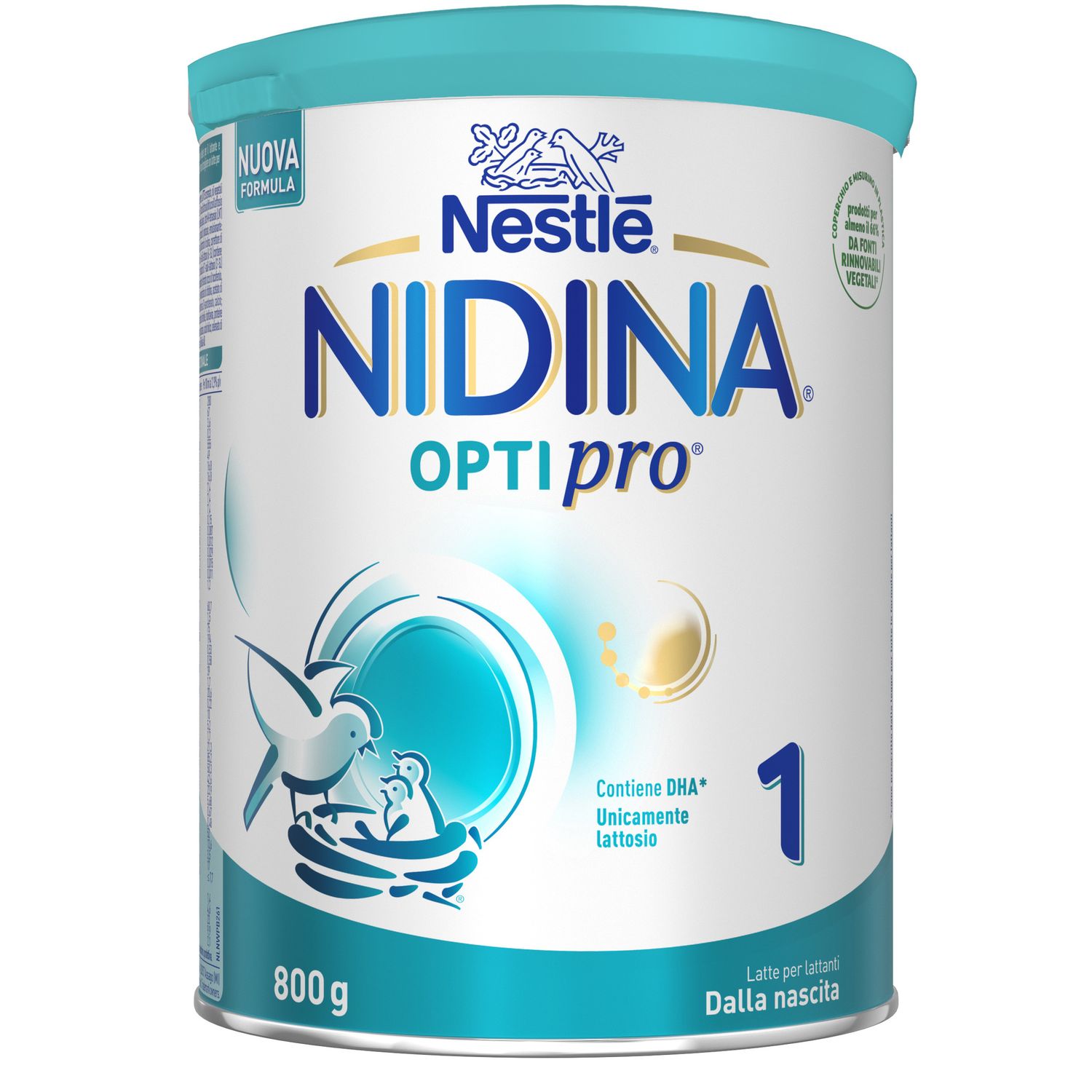 Nidina optipro 1 dalla nascita latte per lattanti in polvere 800g - nestlé - NESTLE'