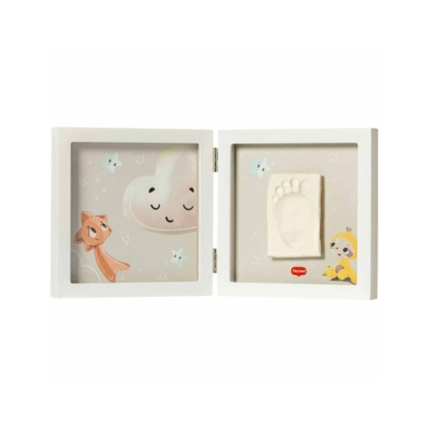 Cornice semplice bianca per impronte e foto del neonato - tiny love - TINY LOVE