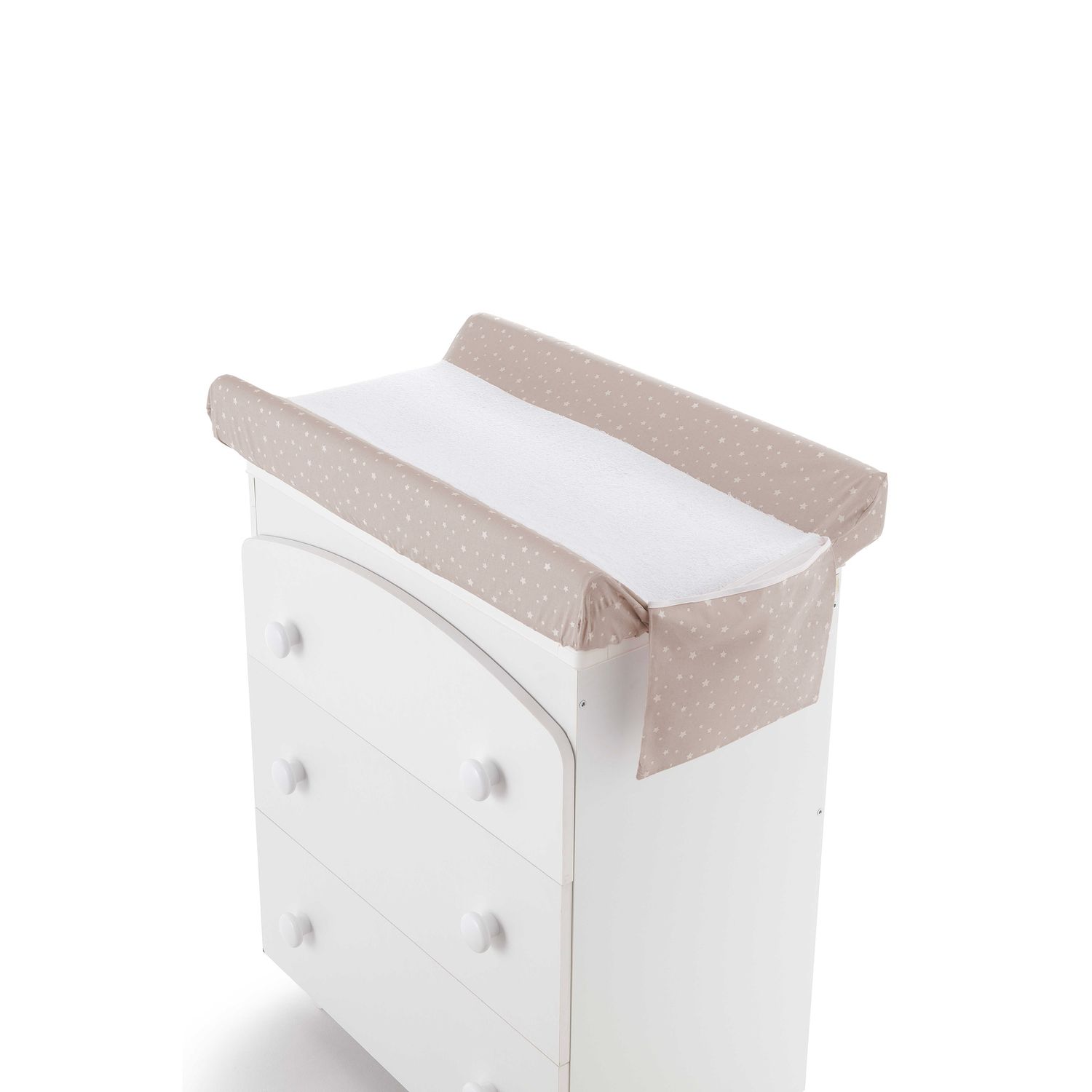 Coprifasciatoio spugna stelline tortora - giordani - Giordani