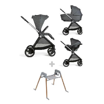 Trio bellagio 2 gc kory plus black satin + chc-lullaglide stand - 