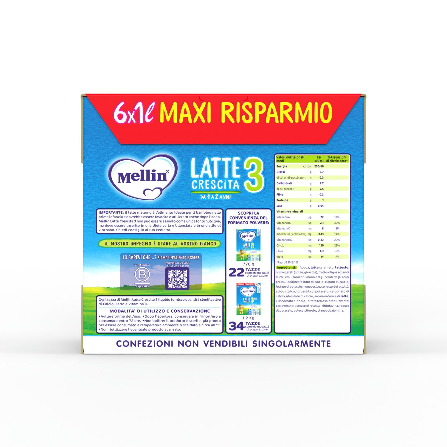 Latte gum 3 6x1000mlx1 - mellin - Mellin