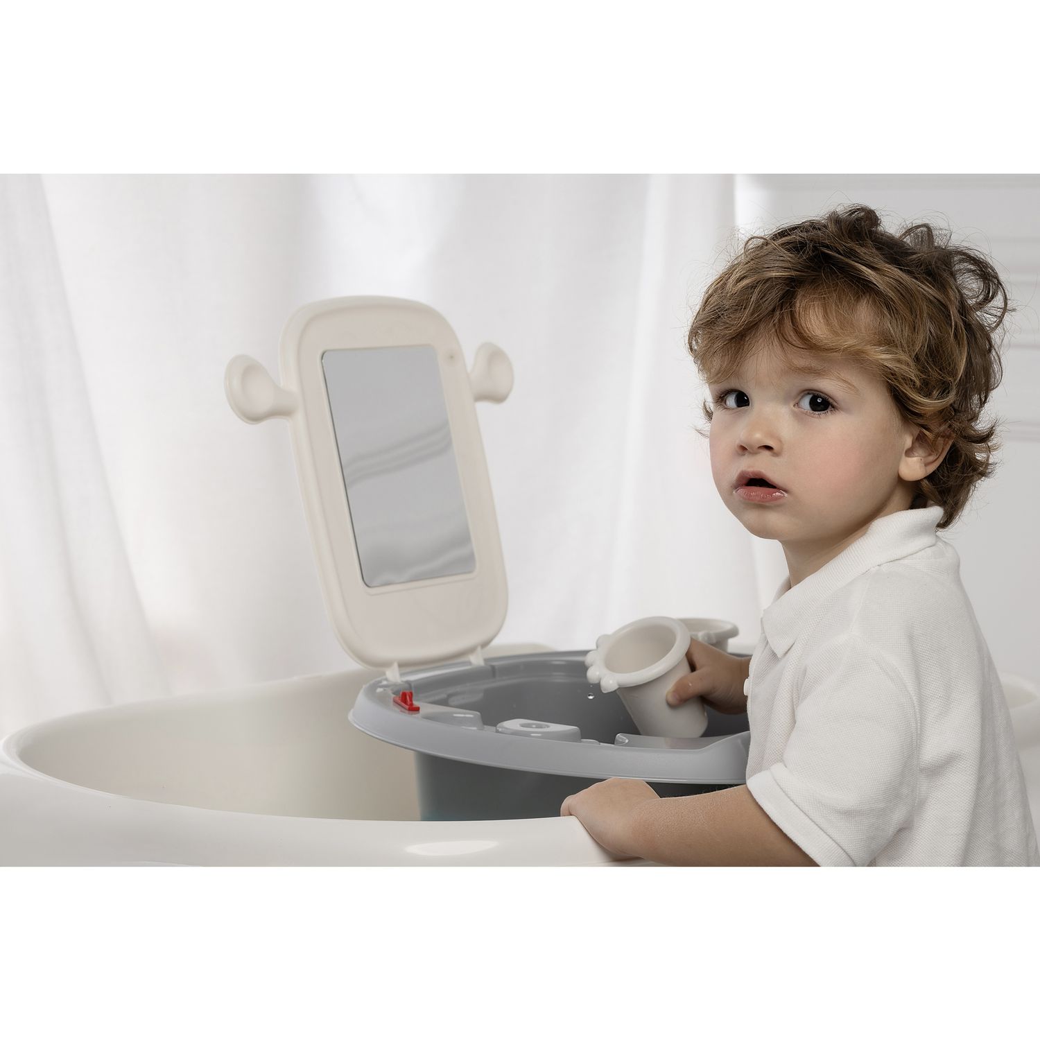 Mini  lavandino space per bambini azzurro monocolore - ok baby - Ok Baby