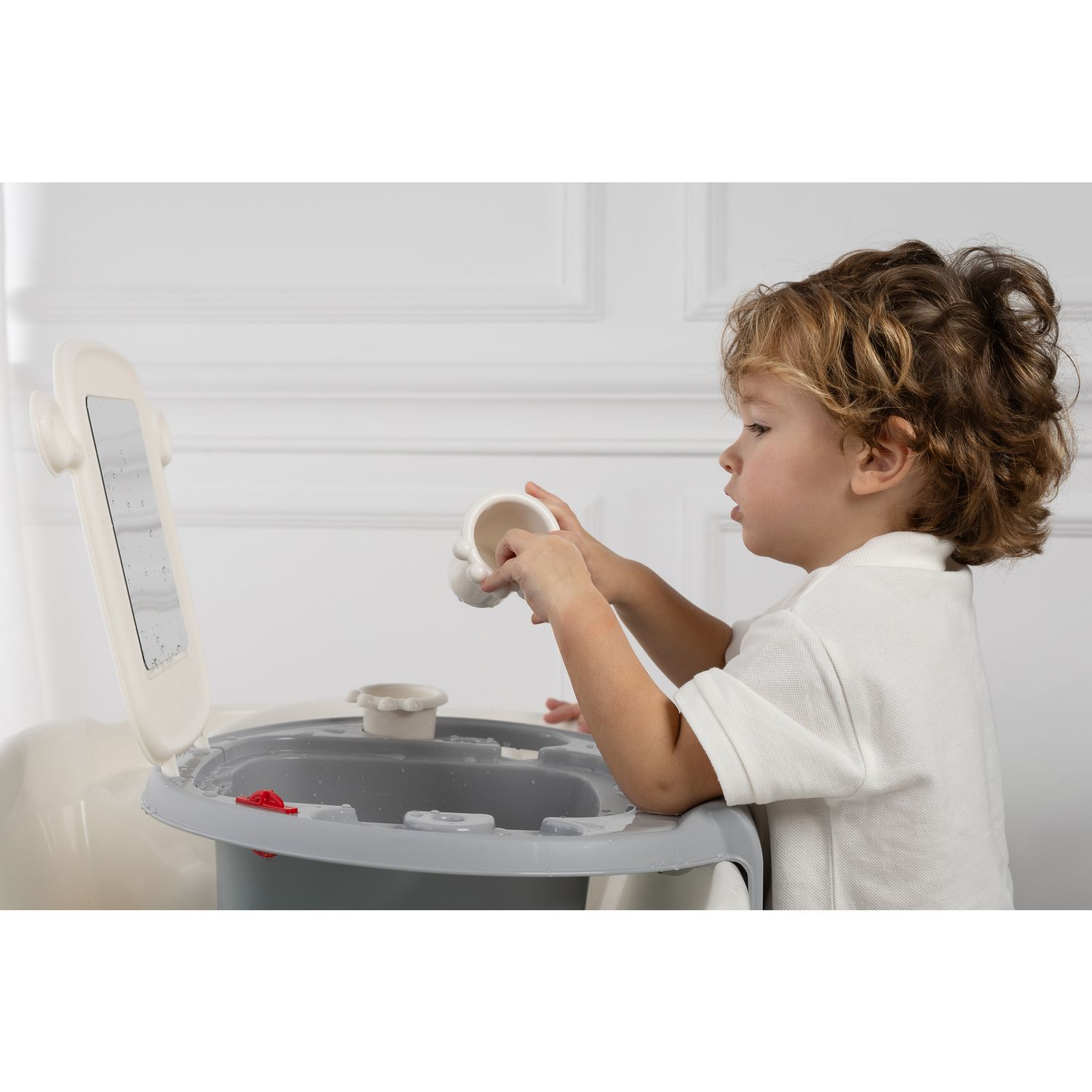 Mini  lavandino space per bambini azzurro monocolore - ok baby - Ok Baby