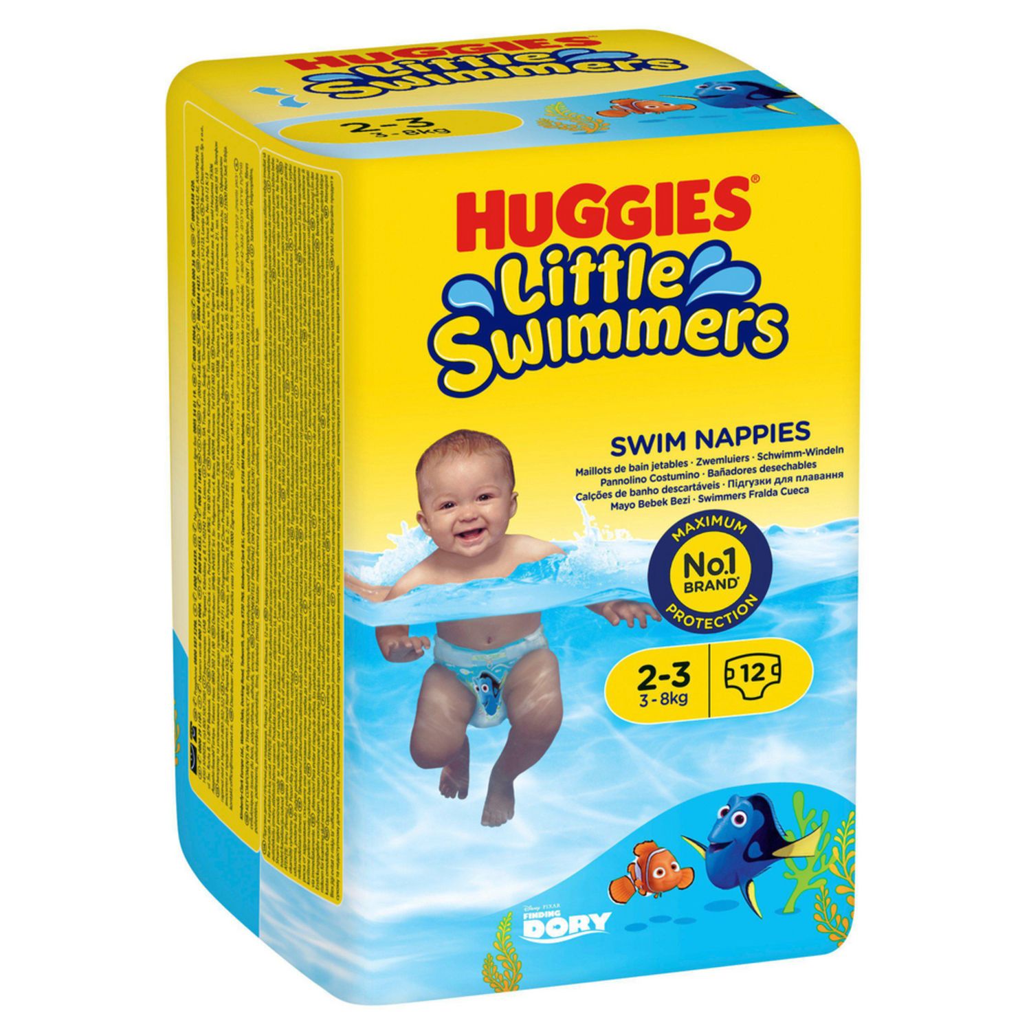Pannolini little swimmers taglia small (2-3) 3-8 kg - huggies - Huggies