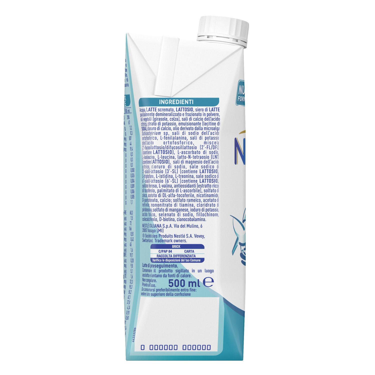 Nidina optipro 6-12 mesi latte di proseguimento liquido 500ml - nestlé - NESTLE'