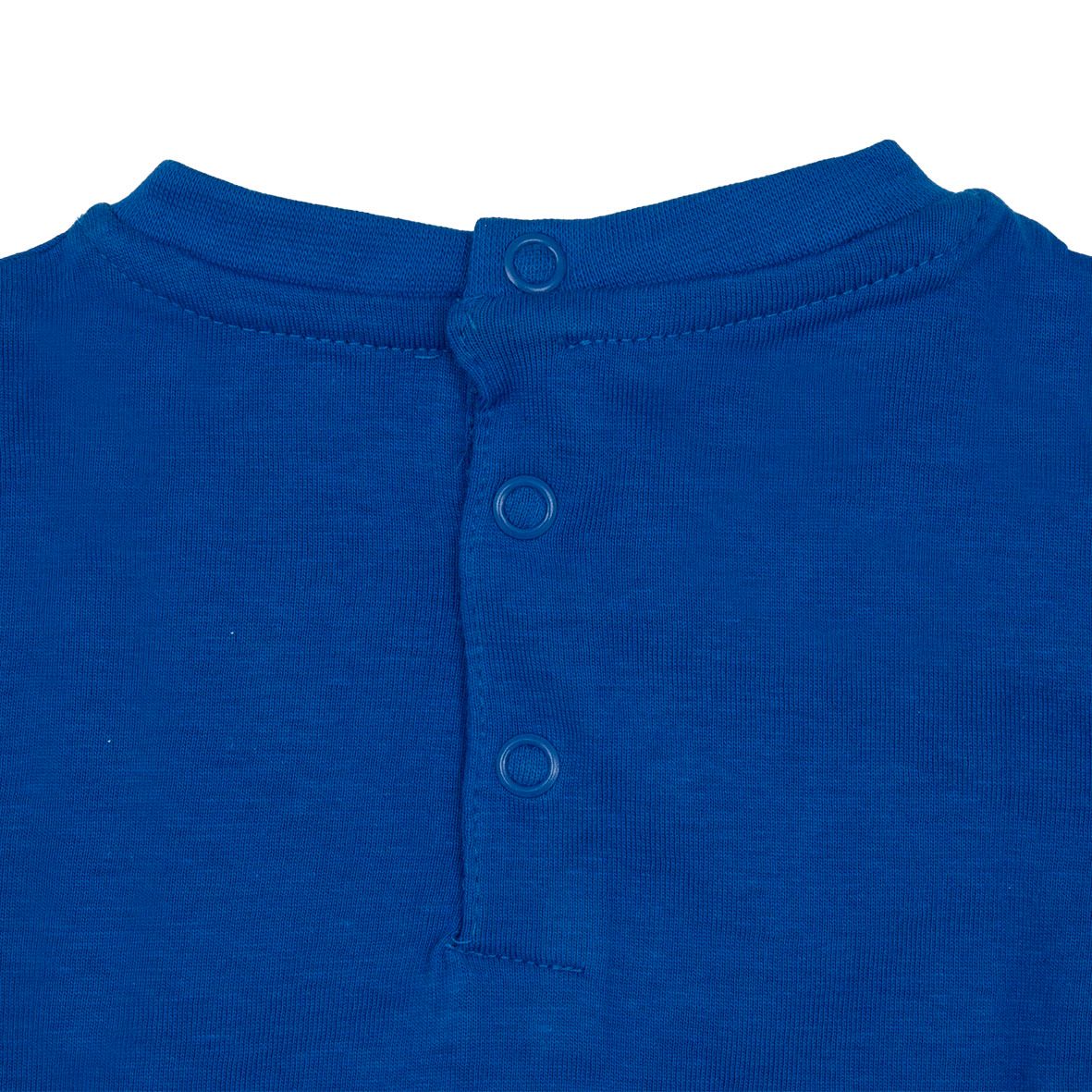 T-shirt basica in cotone con taschino blu royal - mawi - Mawi