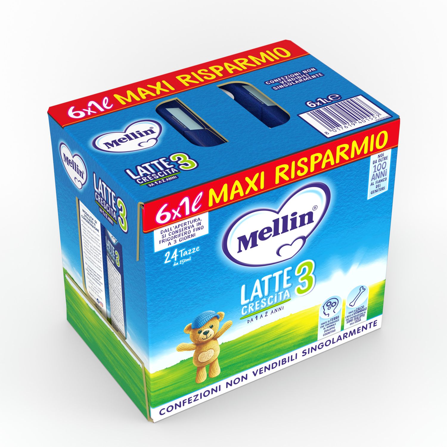 Latte gum 3 6x1000mlx1 - mellin - Mellin
