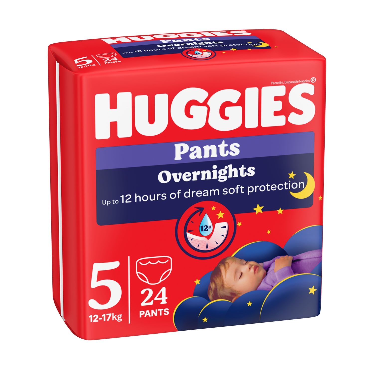 Pannolino overnight mutandina tg. 5 24pz - huggies - Huggies