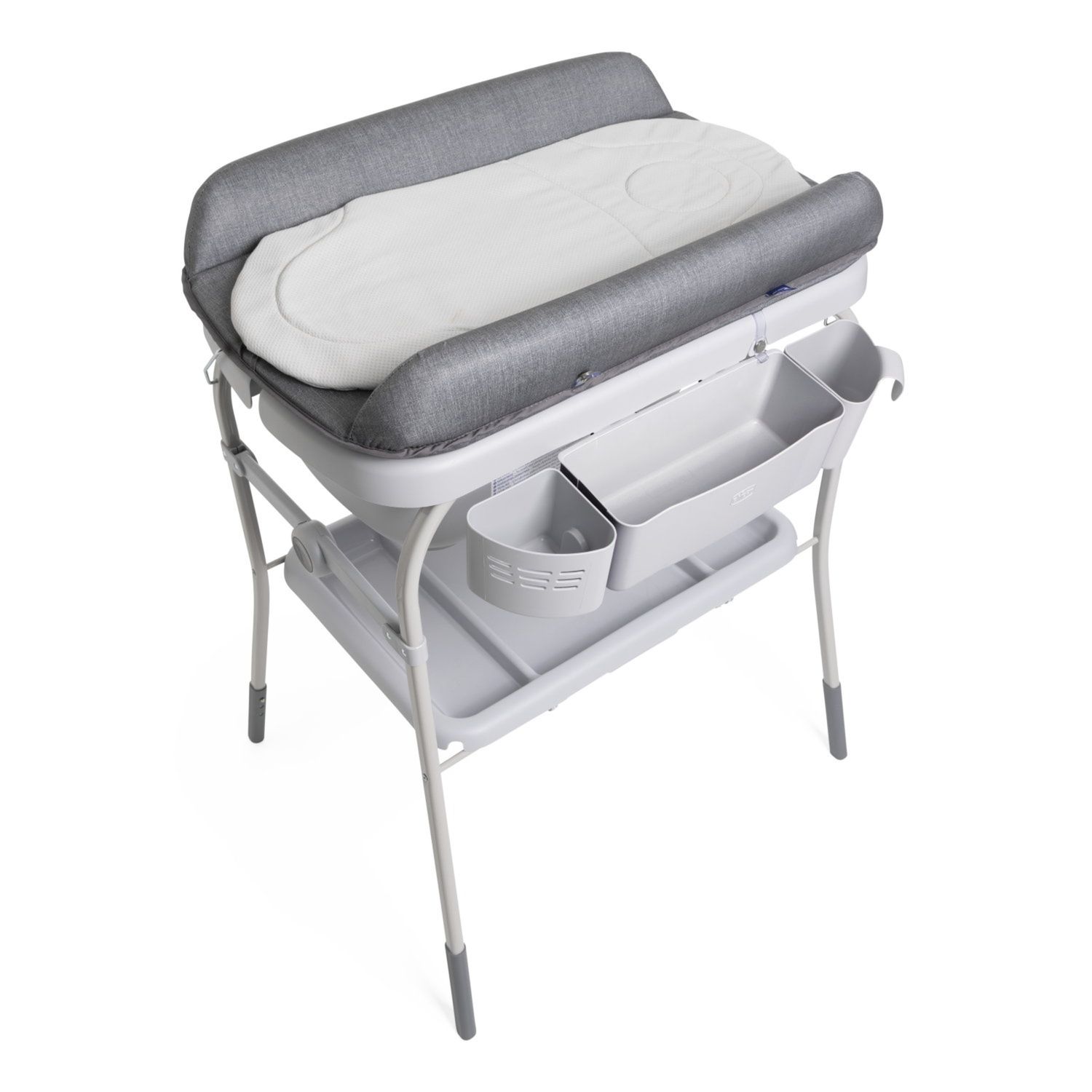 Bagnetto fasciatoio cuddle & bubble graphite melange - chicco - Chicco