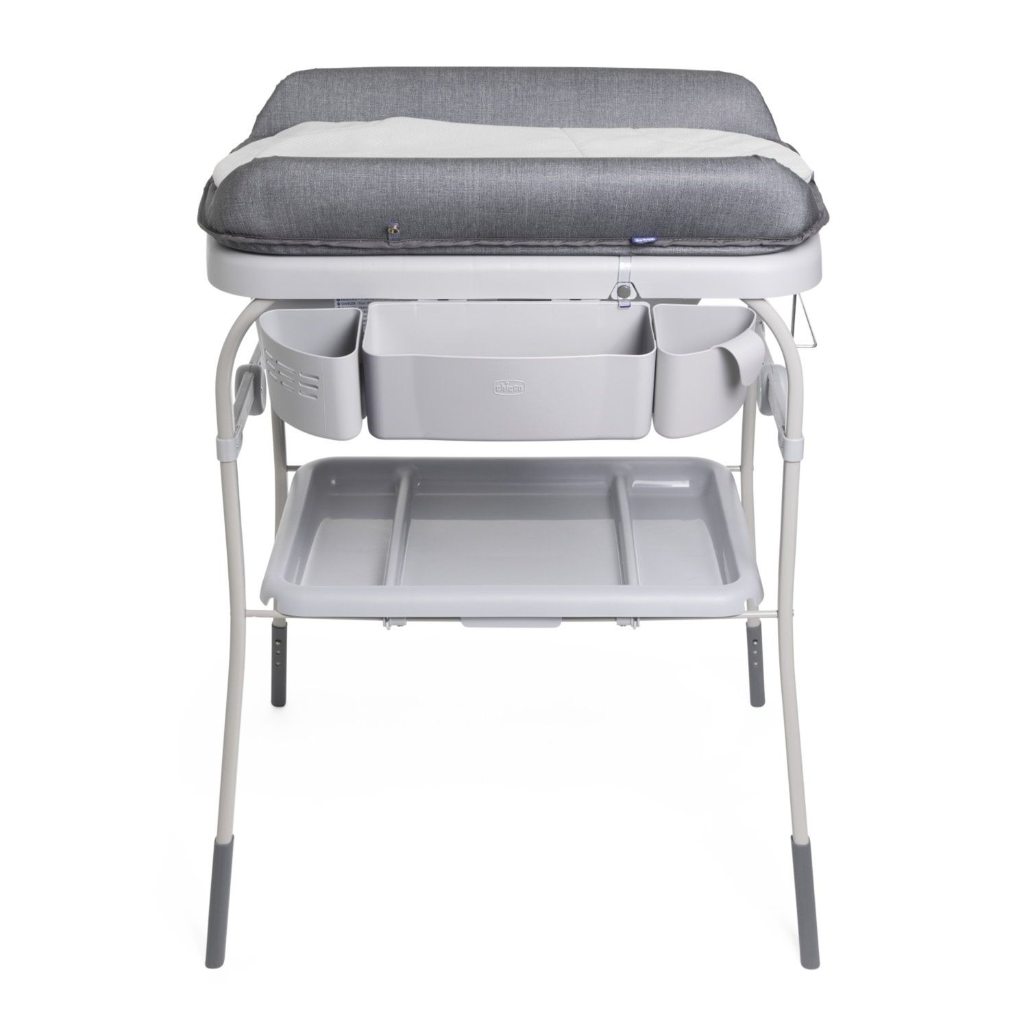 Bagnetto fasciatoio cuddle & bubble graphite melange - chicco - Chicco