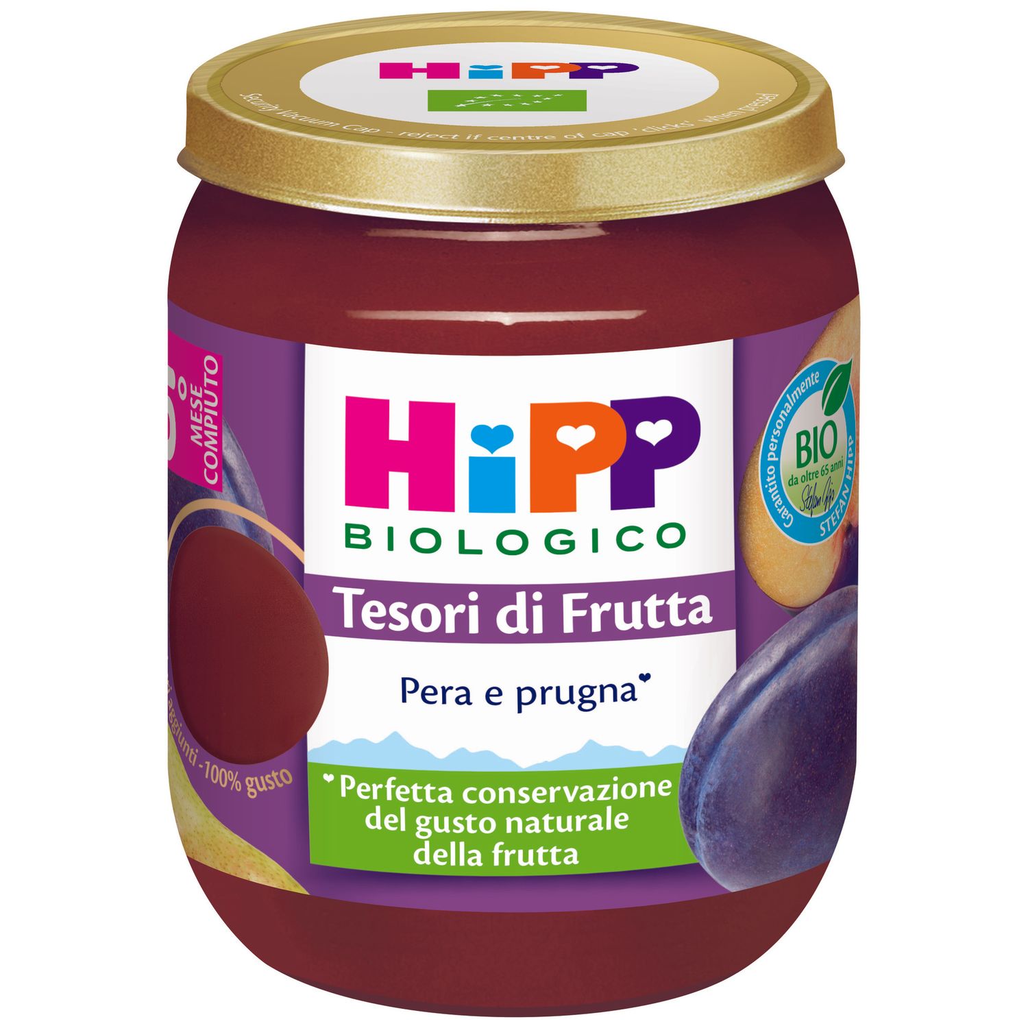 Tesori di frutta - pera e prugna 160g - hipp - Hipp