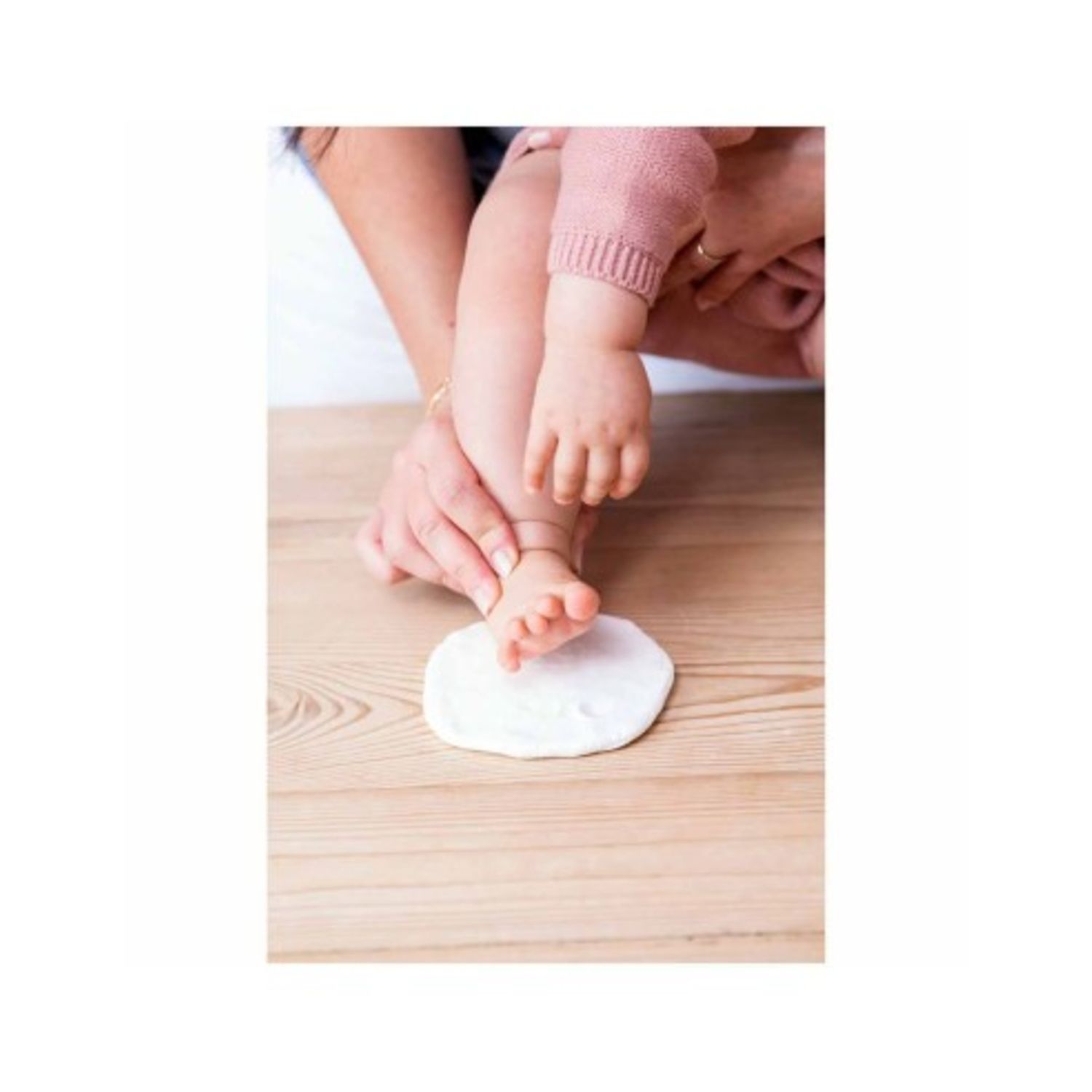 Cornice semplice bianca per impronte e foto del neonato - tiny love - TINY LOVE