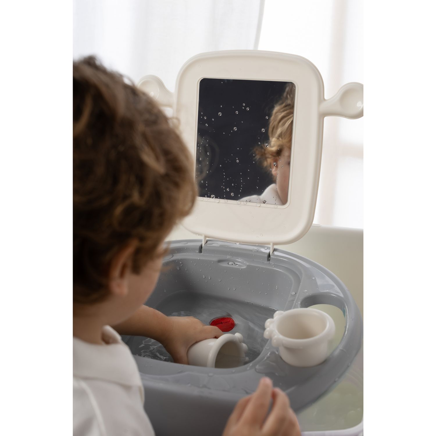 Mini  lavandino space per bambini azzurro monocolore - ok baby - Ok Baby